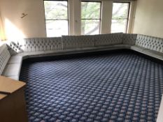 ROOM 22 - RECEPTION ROOM / BAR /PUB SEATING - COMPLETE CONTENTS - CARPET, SEATS, BLINDS