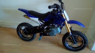 49CC MINI DIRT BIKE. RACE SPEC ENGINE. GOOD TYRES *NO VAT*