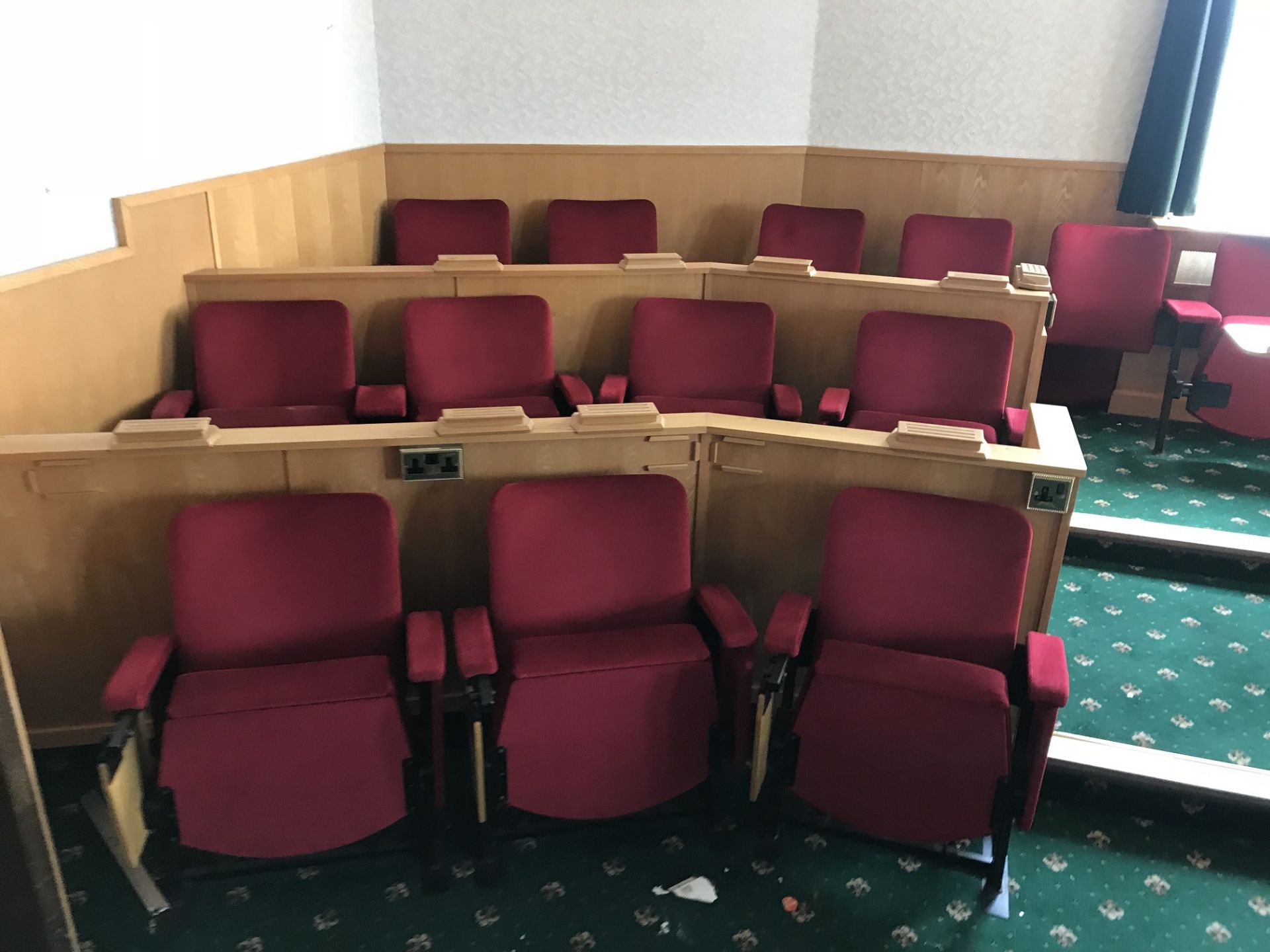 ROOM 31 - COMPLETE COUNCIL CHAMBERS - CINEMA SEATING 73 SEATS - ENTIRE CONTENTS - Image 2 of 7