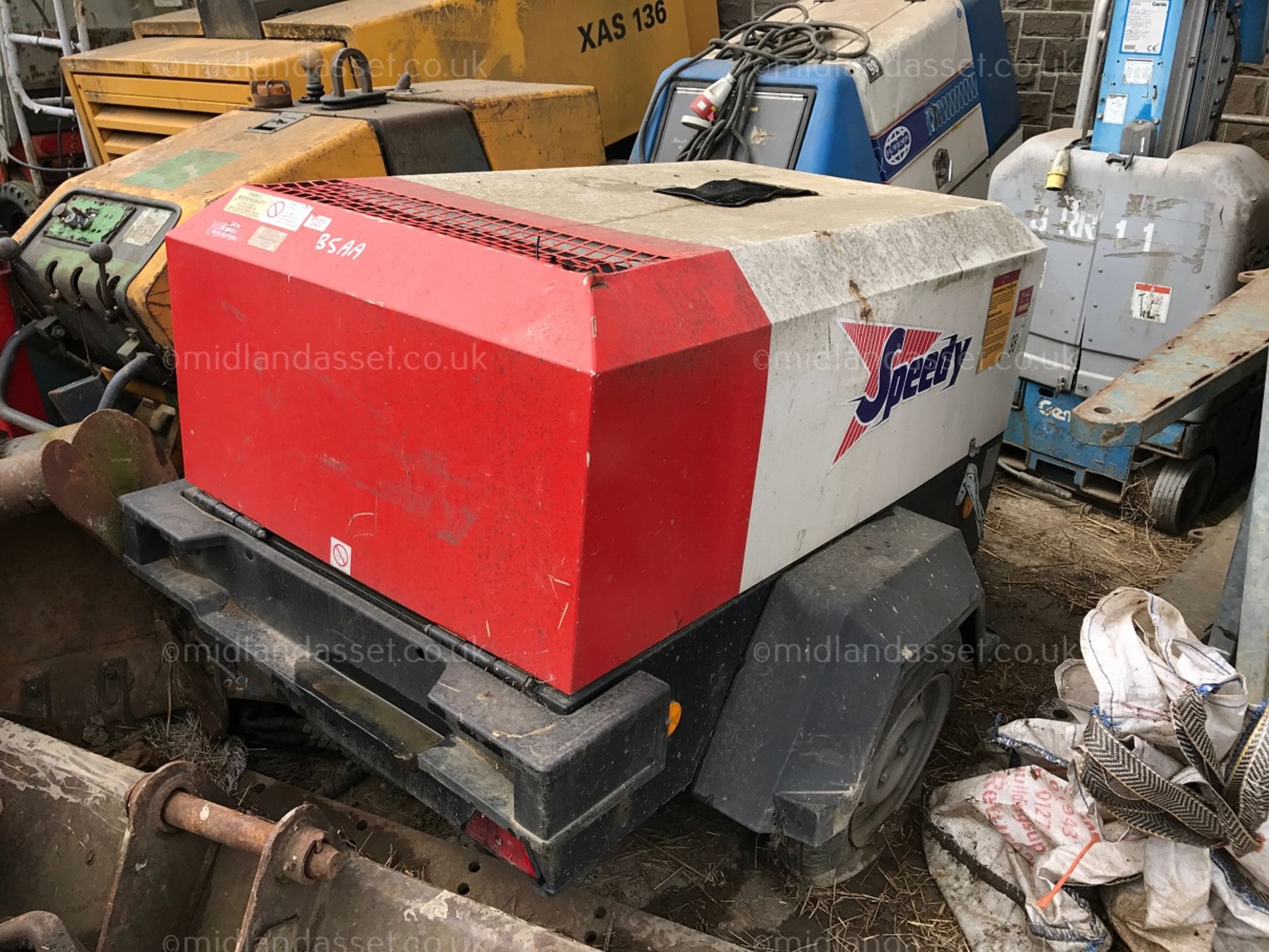 2011 INGERSOL RAND GENERATOR/COMPRESSOR