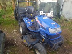 ISEKI SXG 22 RIDE ON LAWN MOWER WITH HIGH TIP REAR GRASS COLLECTOR *PLUS VAT*