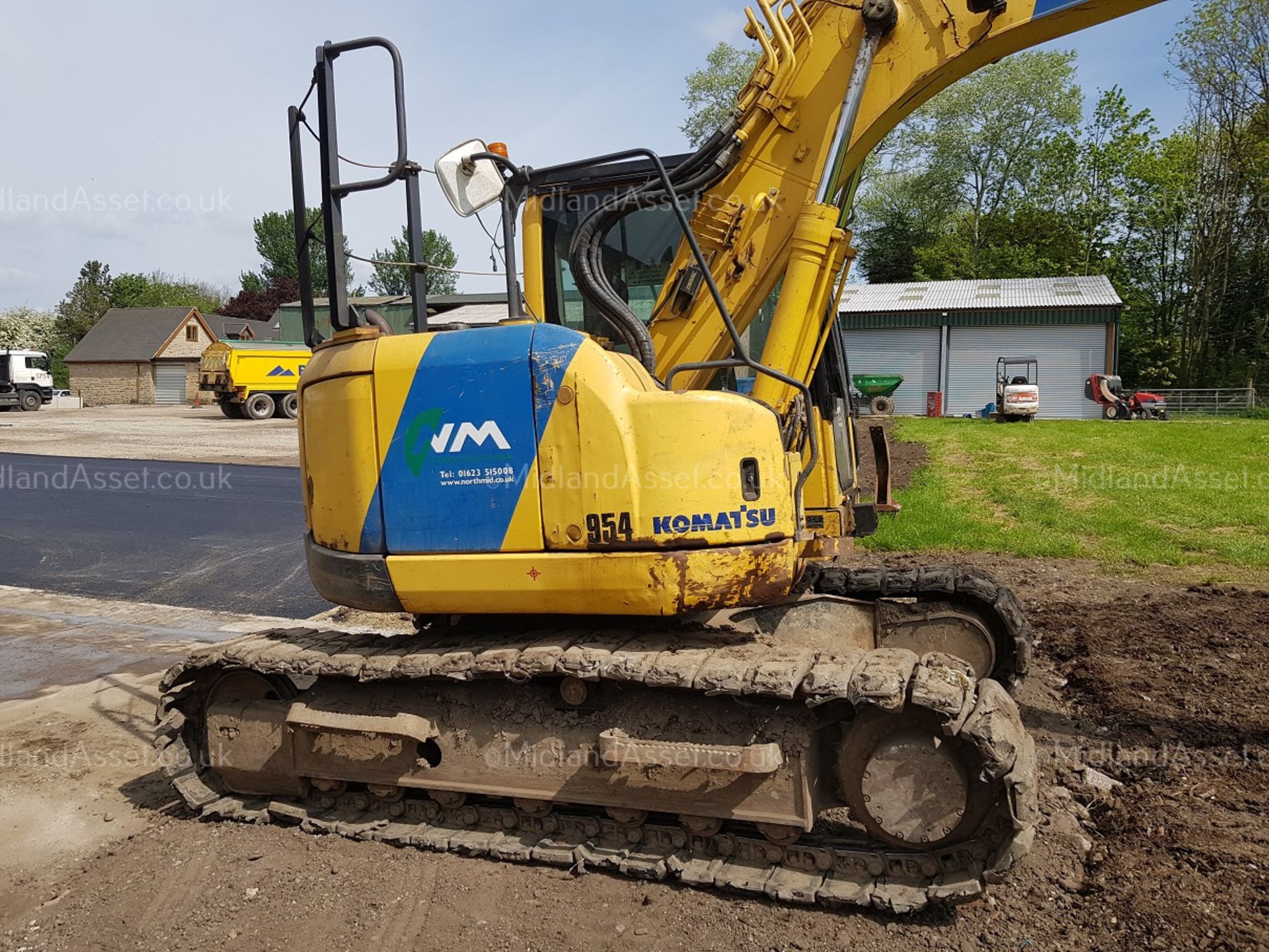 2007 KOMATSU 954 TRACKED DIGGER / EXCAVATOR, STARTS, DRIVES AND DIGS *PLUS VAT* - Image 5 of 13