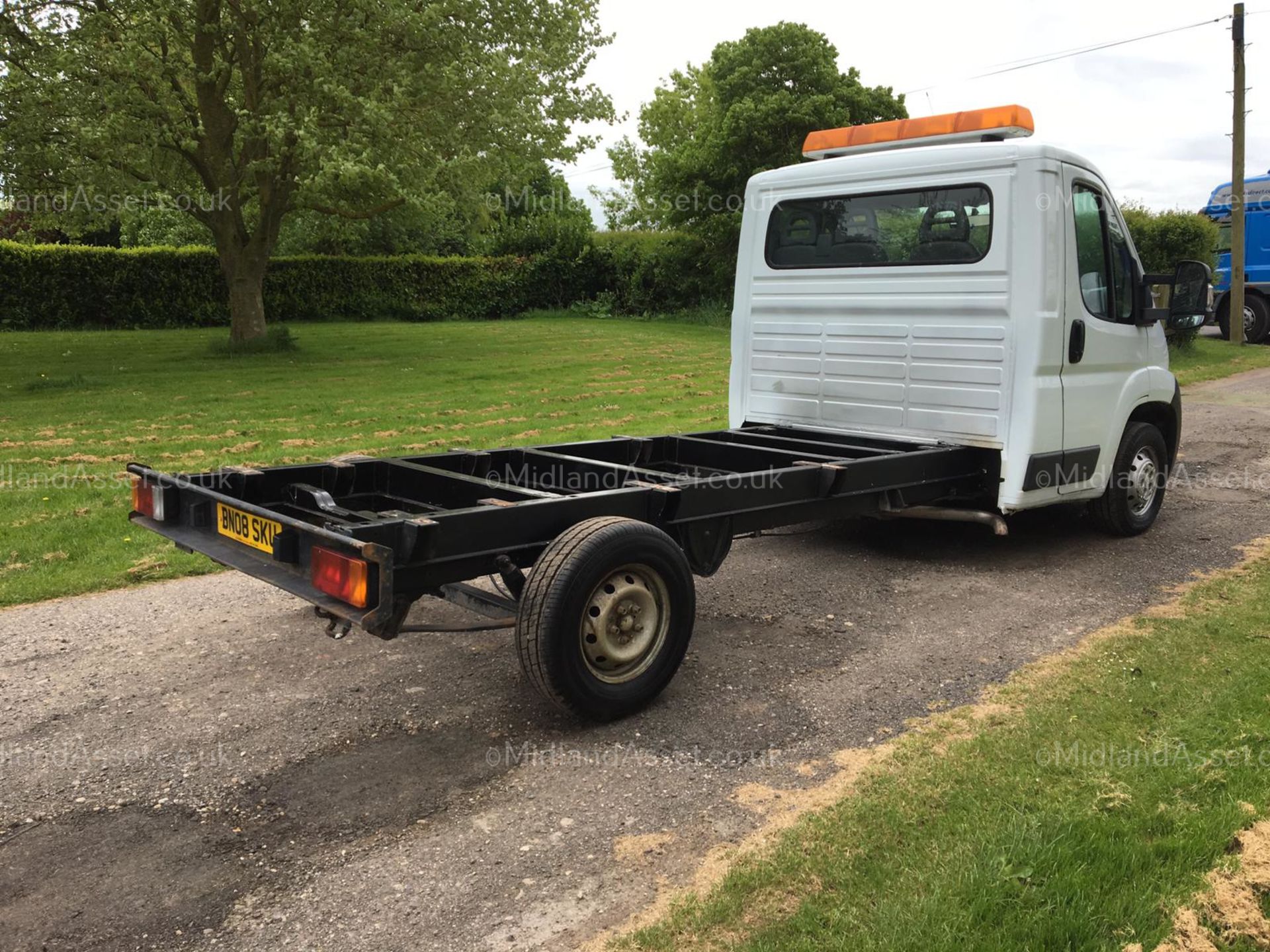 2008/08 REG CITROEN RELAY 35 HDI 120 LWB WHITE DIESEL BODY, SHOWING 1 FORMER KEEPER *NO VAT* - Image 6 of 12