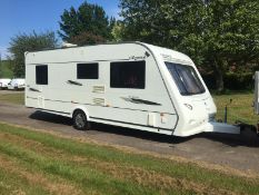 2008 ELDDIS ODYSSEY 4 BERTH SINGLE AXLE CARAVAN, SHOWER, TOILET FRIDGE ETC. *NO VAT*