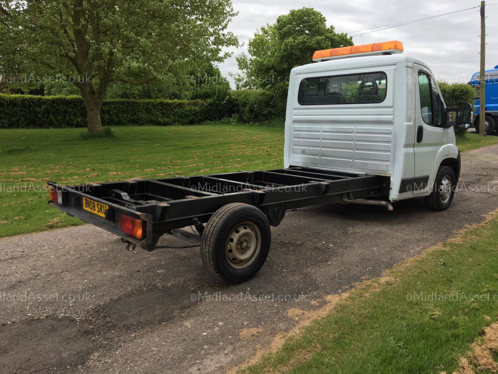 2008/08 REG CITROEN RELAY 35 HDI 120 LWB WHITE DIESEL BODY, SHOWING 1 FORMER KEEPER *NO VAT* - Image 7 of 12