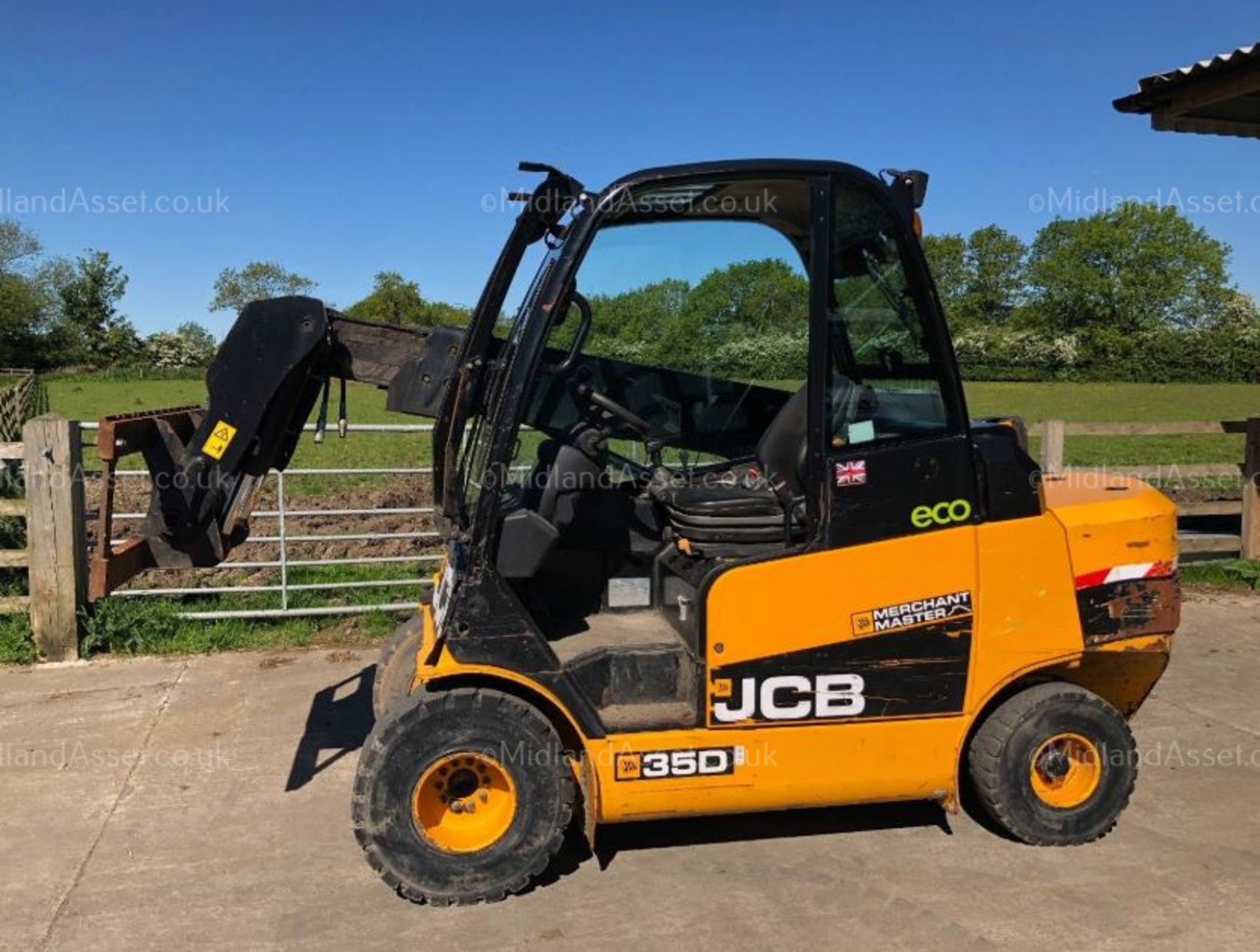 JCB 35D TELETRUCK FORKLIFT, MERCHANT MASTER ECO, Year 2015, 3.5 TON, 1167 HOURS *PLUS VAT*