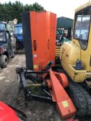 DS - 2012 PERFECT FRONT FLAIL FOR A TRACTOR ORANGE *PLUS VAT*   COLLECTION FROM PILSLEY, S45 NEAR