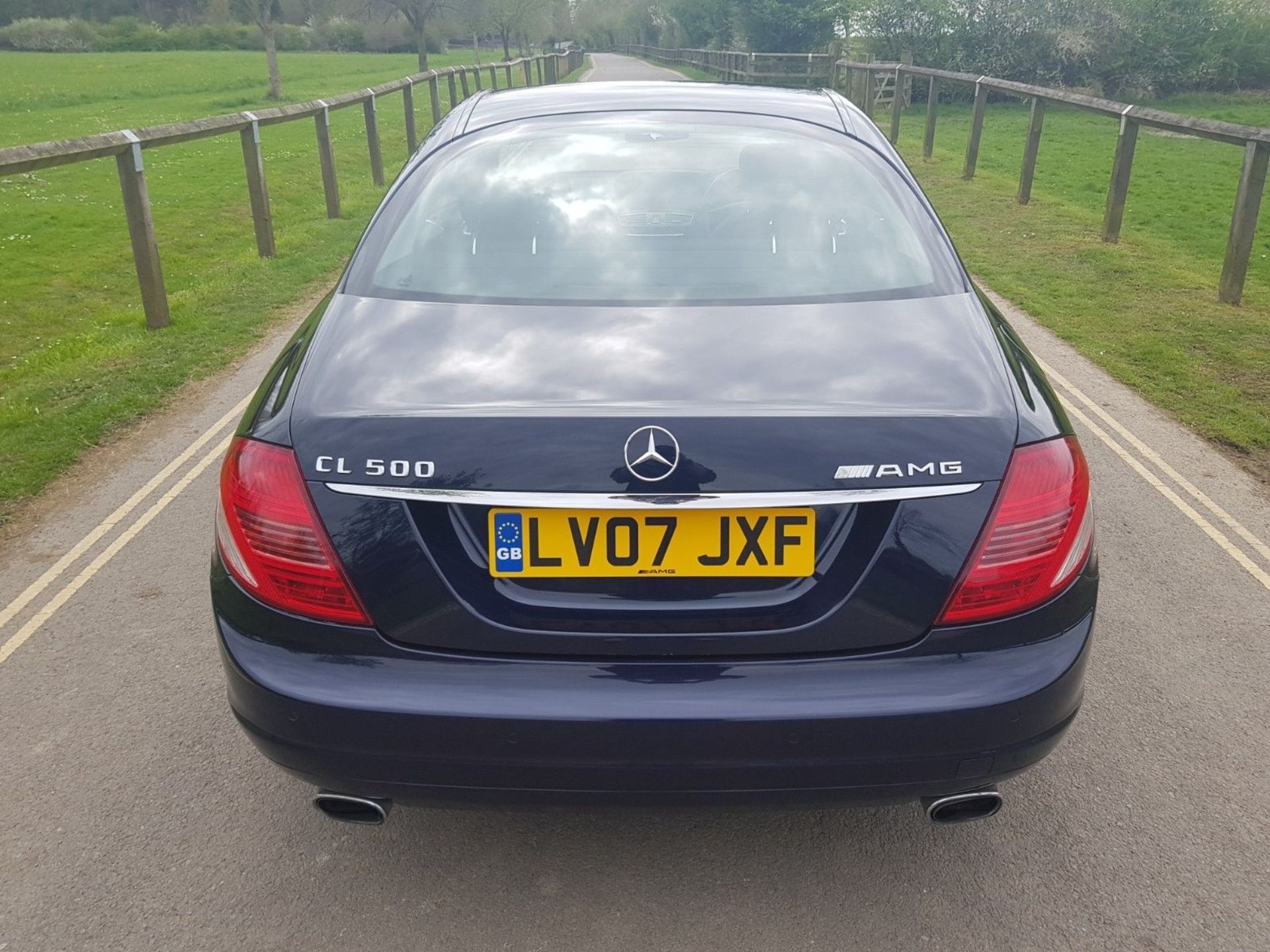 2007/07 REG MERCEDES CL500 AUTOMATIC 5.5 V8 - FULL SERVICE HISTORY - RARE AUBERGINE BLUE *NO VAT* - Image 5 of 12