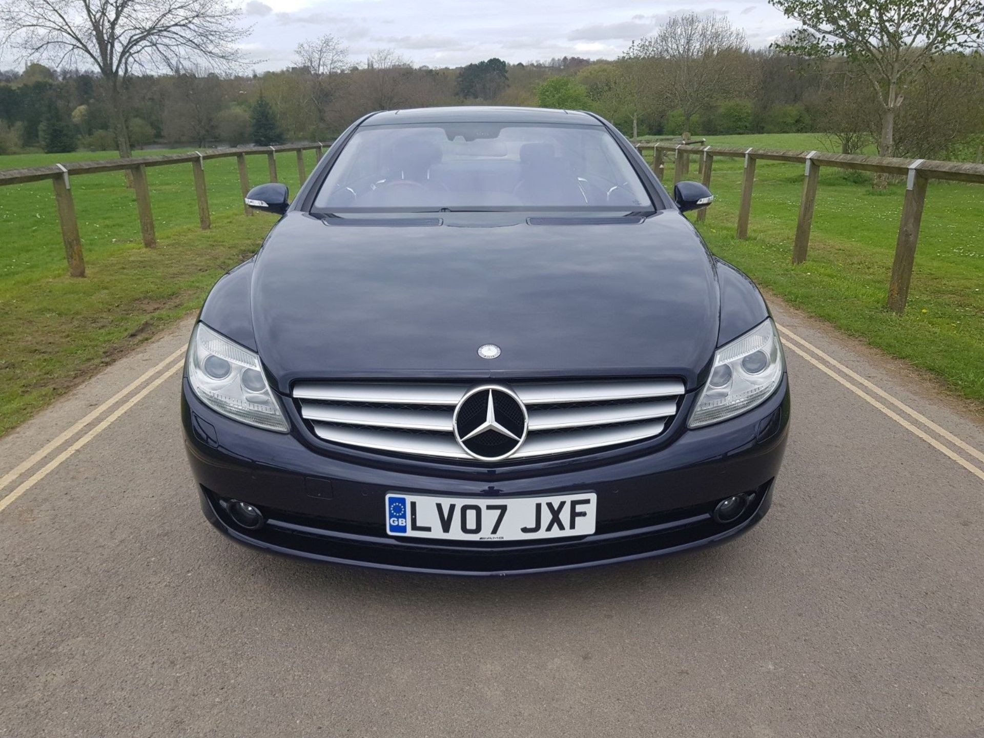 2007/07 REG MERCEDES CL500 AUTOMATIC 5.5 V8 - FULL SERVICE HISTORY - RARE AUBERGINE BLUE *NO VAT* - Image 2 of 12