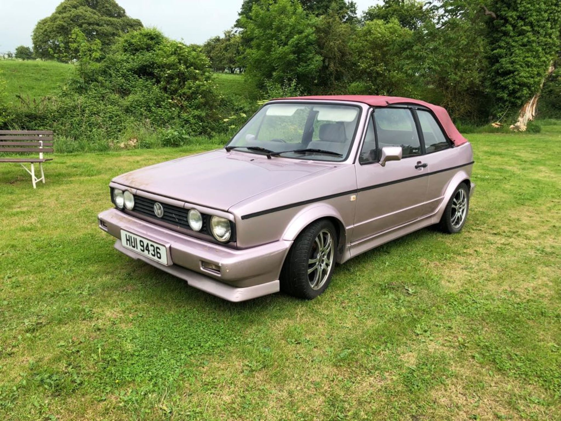 1984 REG VOLKSWAGEN GOLF KARMANN CABRIOLET 1.6I PETROL CONVERTIBLE BARN FIND - NO RESERVE - Bild 4 aus 20