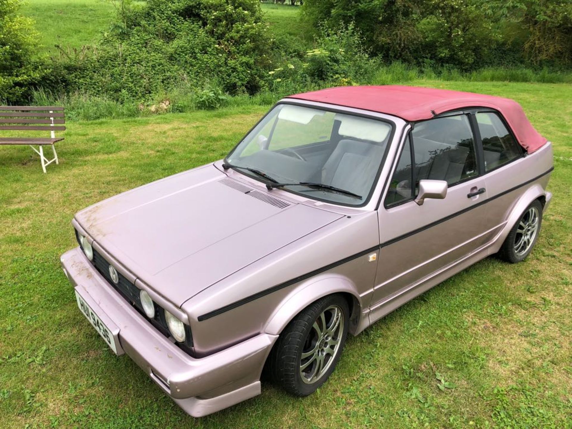 1984 REG VOLKSWAGEN GOLF KARMANN CABRIOLET 1.6I PETROL CONVERTIBLE BARN FIND - NO RESERVE - Bild 5 aus 20