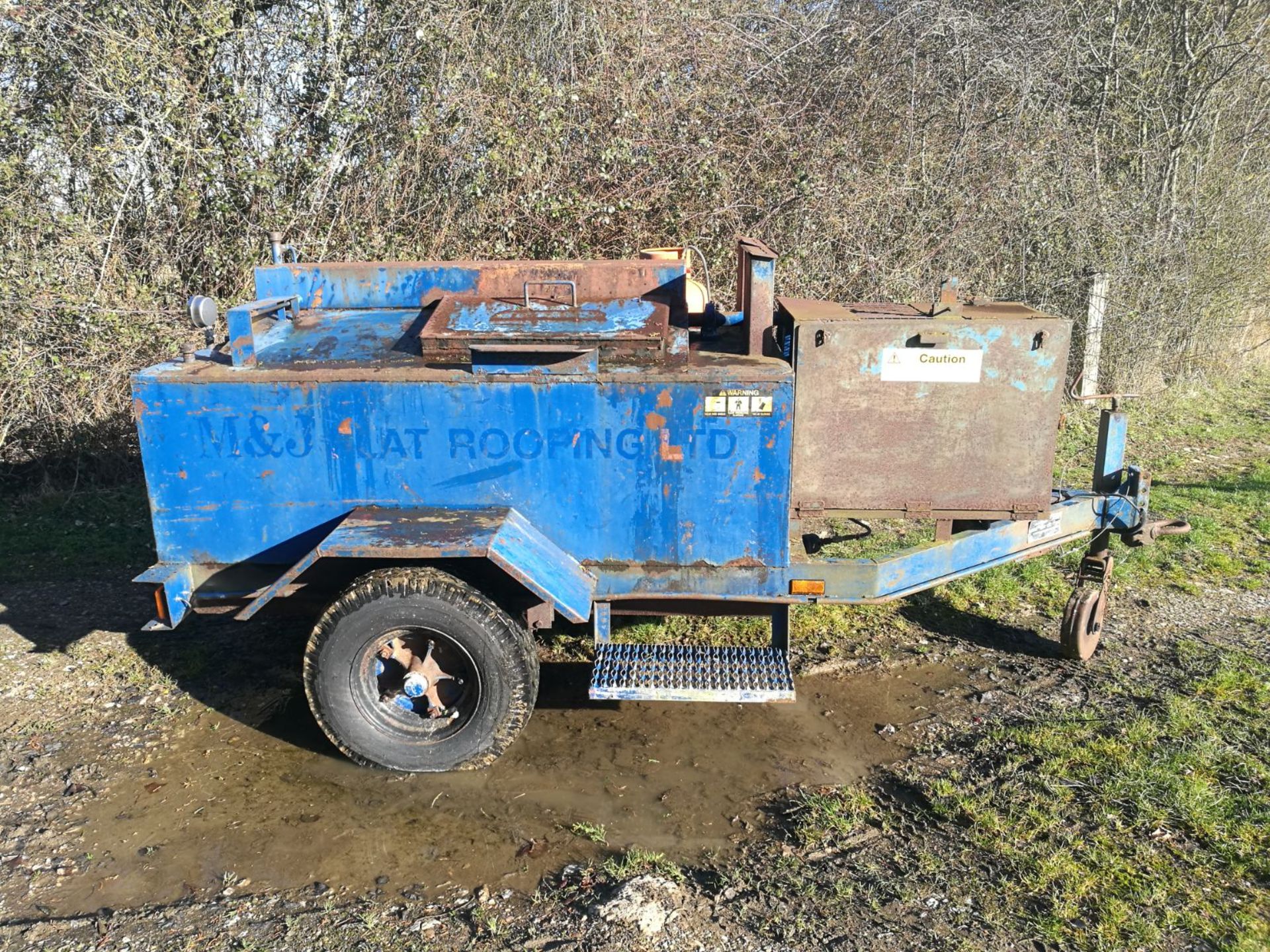 MARATHON ROAD MAINTENANCE TRAILER MOUNTED TAR BOILER *PLUS VAT* - Image 3 of 7