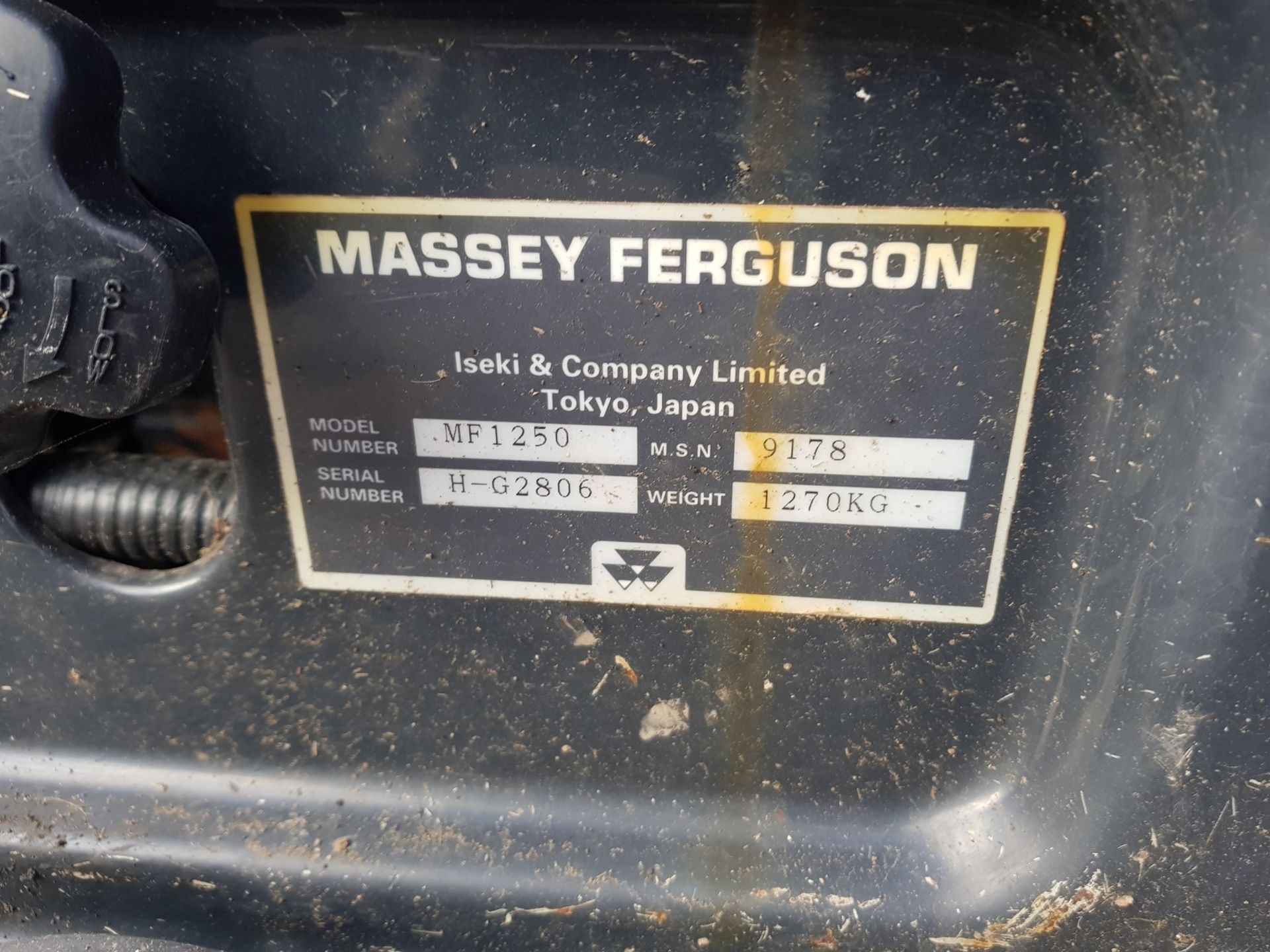 MASSEY FERGUSON 1250 TRACTOR, SHOWING 1,601 HOURS (UNVERIFIED) *PLUS VAT* - Image 4 of 7