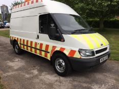 2006/06 REG FORD TRANSIT 350 MWD WHITE DIESEL ELECTRIC & COMPRESSOR VAN *NO VAT*