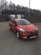 2017/17 REG RENAULT CLIO DYNAMIQUE NAV RED 1.2 PETROL 5 DOOR HATCHBACK *NO VAT*