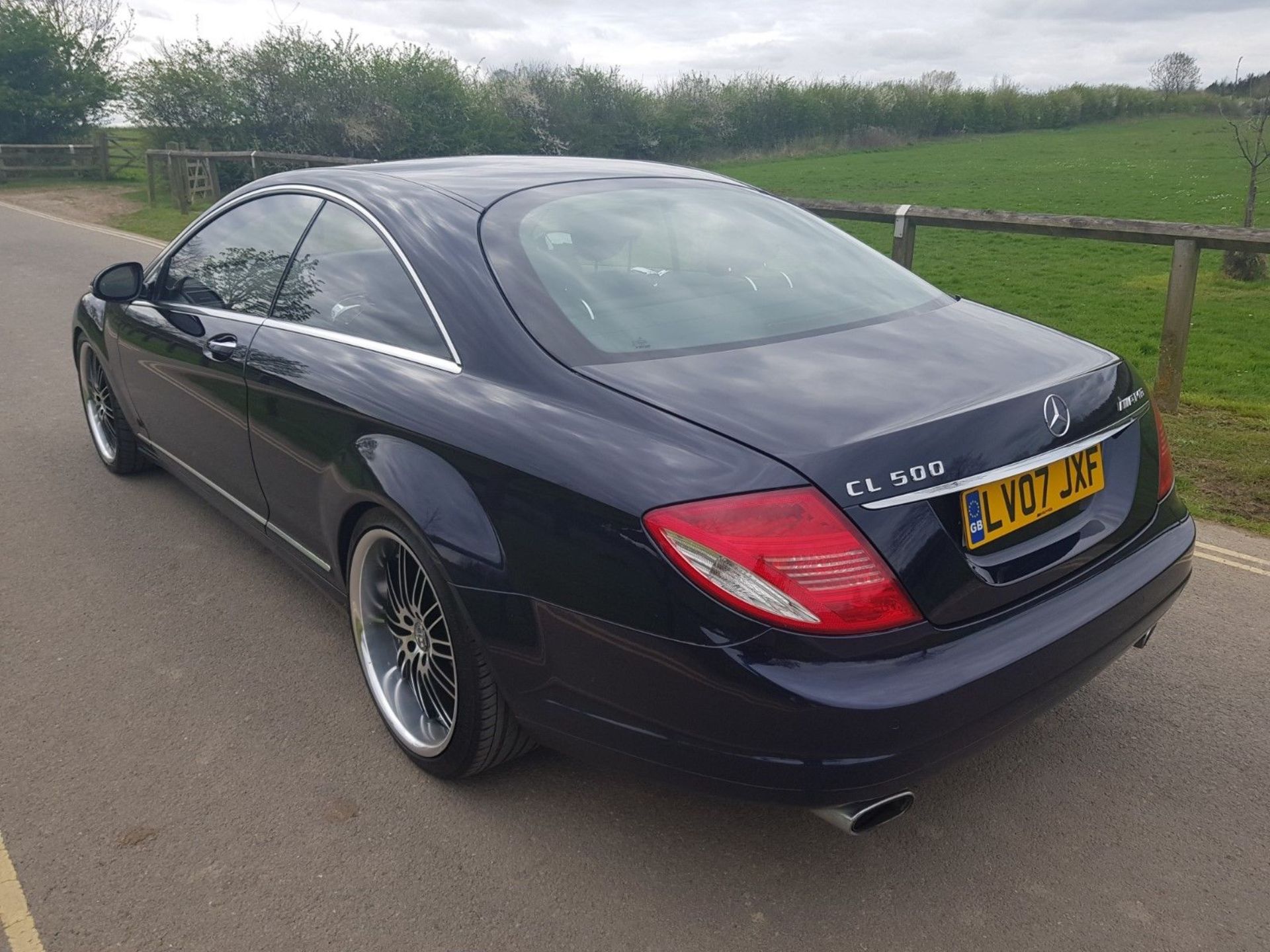 2007/07 REG MERCEDES CL500 AUTOMATIC 5.5 V8 - FULL SERVICE HISTORY - RARE AUBERGINE BLUE *NO VAT* - Image 4 of 12