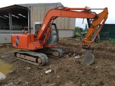 HITATCHI EX 60.2 TRACKED DIGGER / EXCAVATOR, STARTS, DRIVES AND DIGS *PLUS VAT*