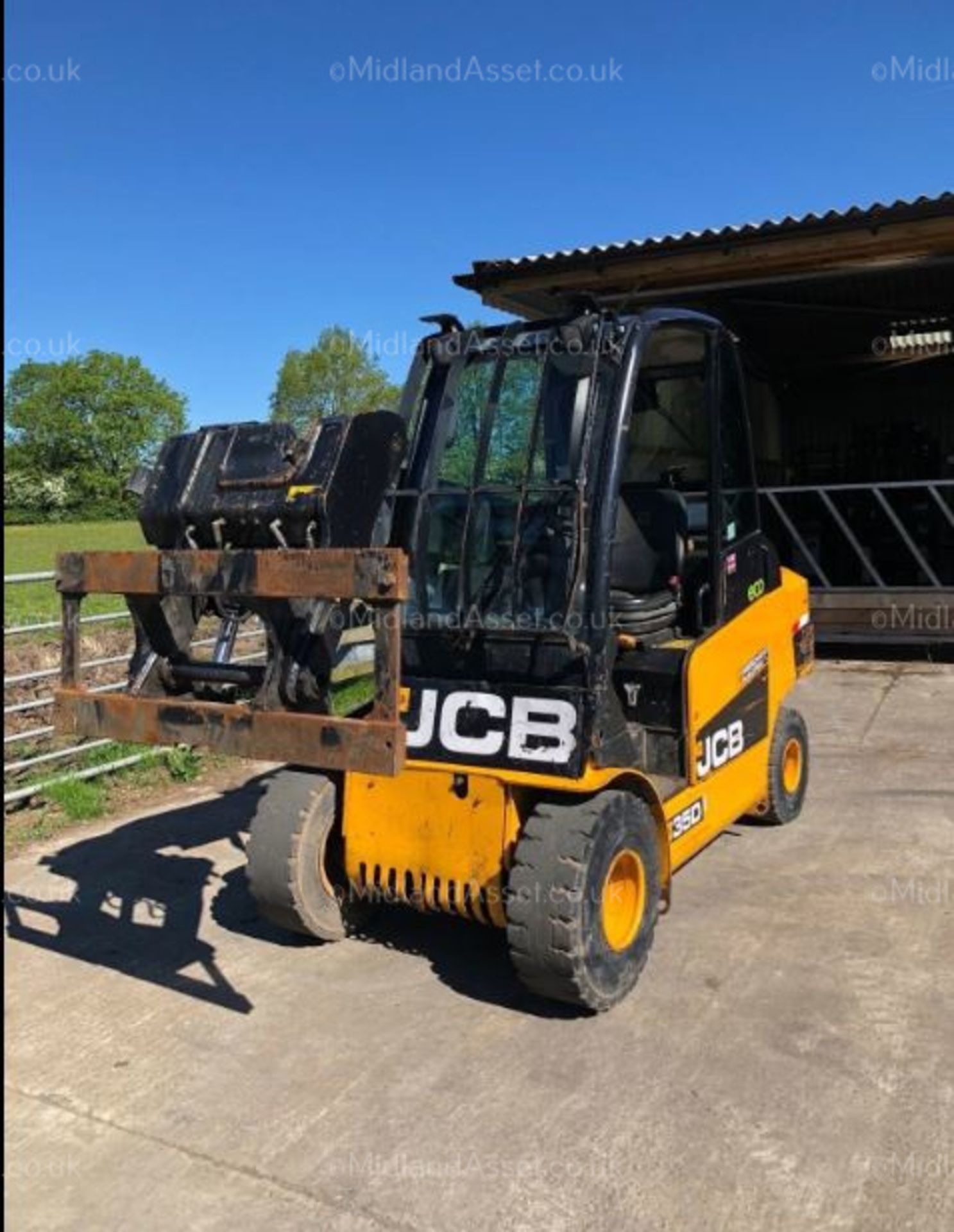 JCB 35D TELETRUCK FORKLIFT, MERCHANT MASTER ECO, Year 2015, 3.5 TON, 1167 HOURS *PLUS VAT* - Image 2 of 7