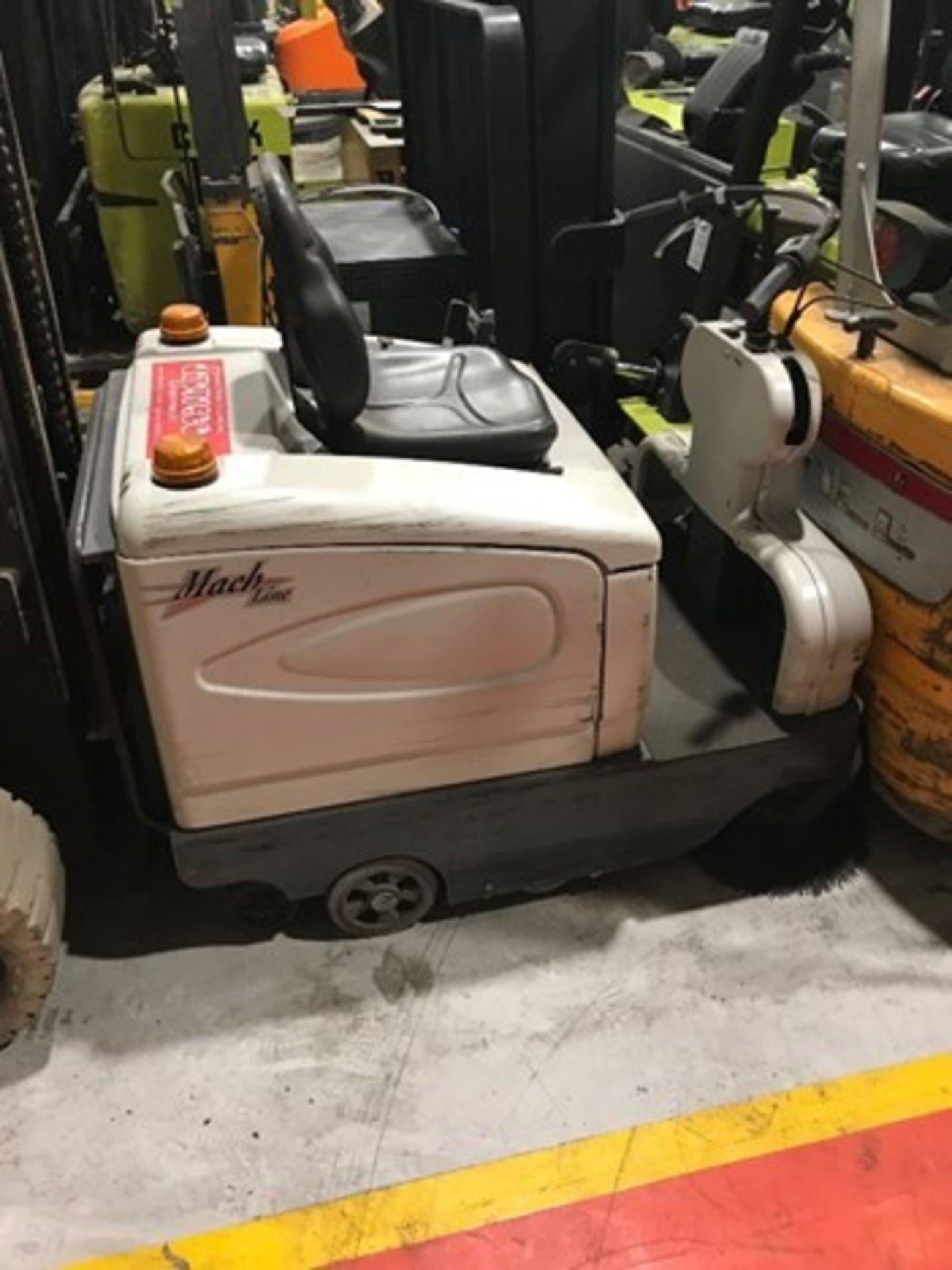 MACH LINE RIDE ON SWEEPER ELECTRIC POWERED GOOD CONDITION *PLUS VAT*