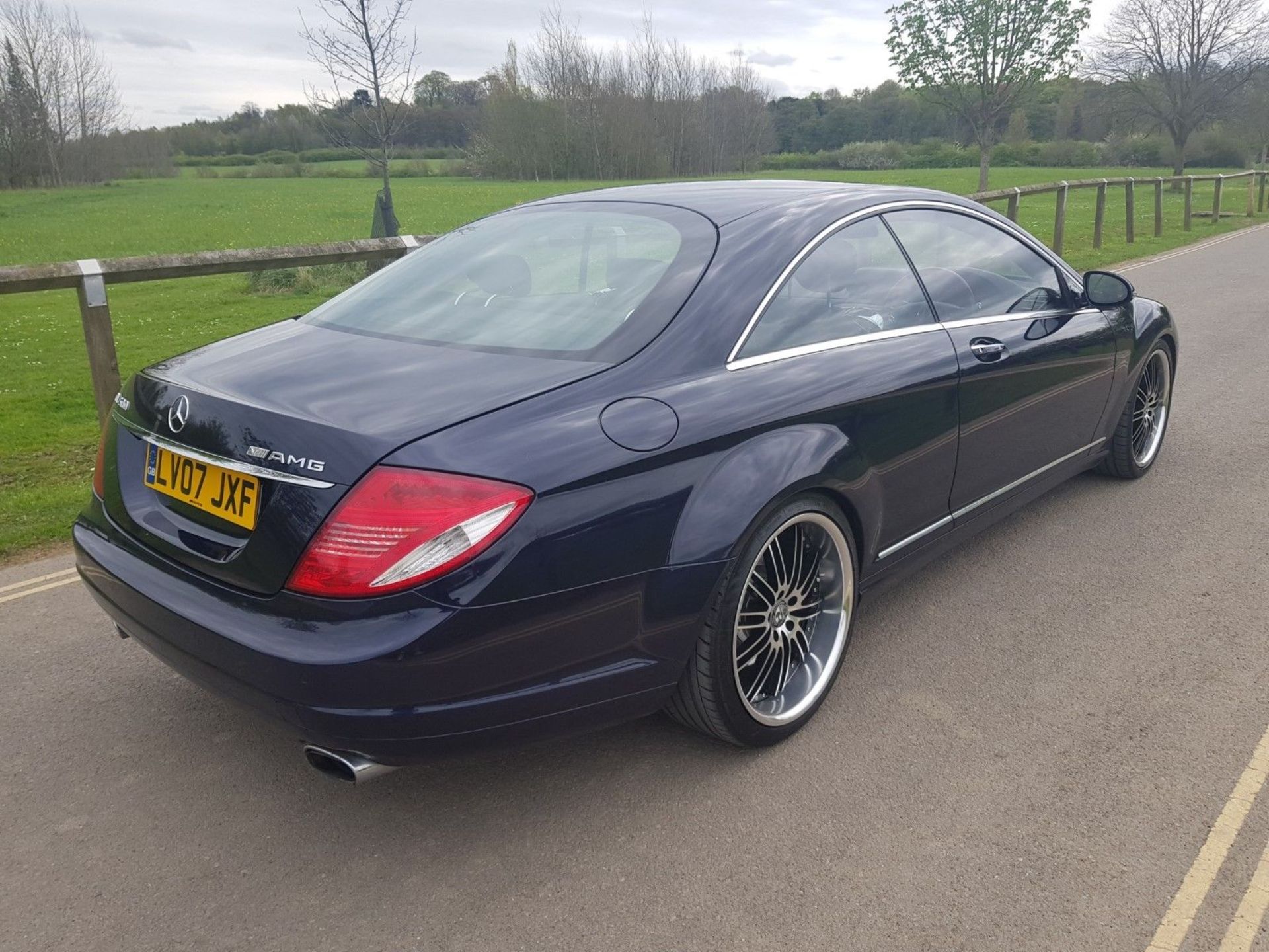 2007/07 REG MERCEDES CL500 AUTOMATIC 5.5 V8 - FULL SERVICE HISTORY - RARE AUBERGINE BLUE *NO VAT* - Image 6 of 12