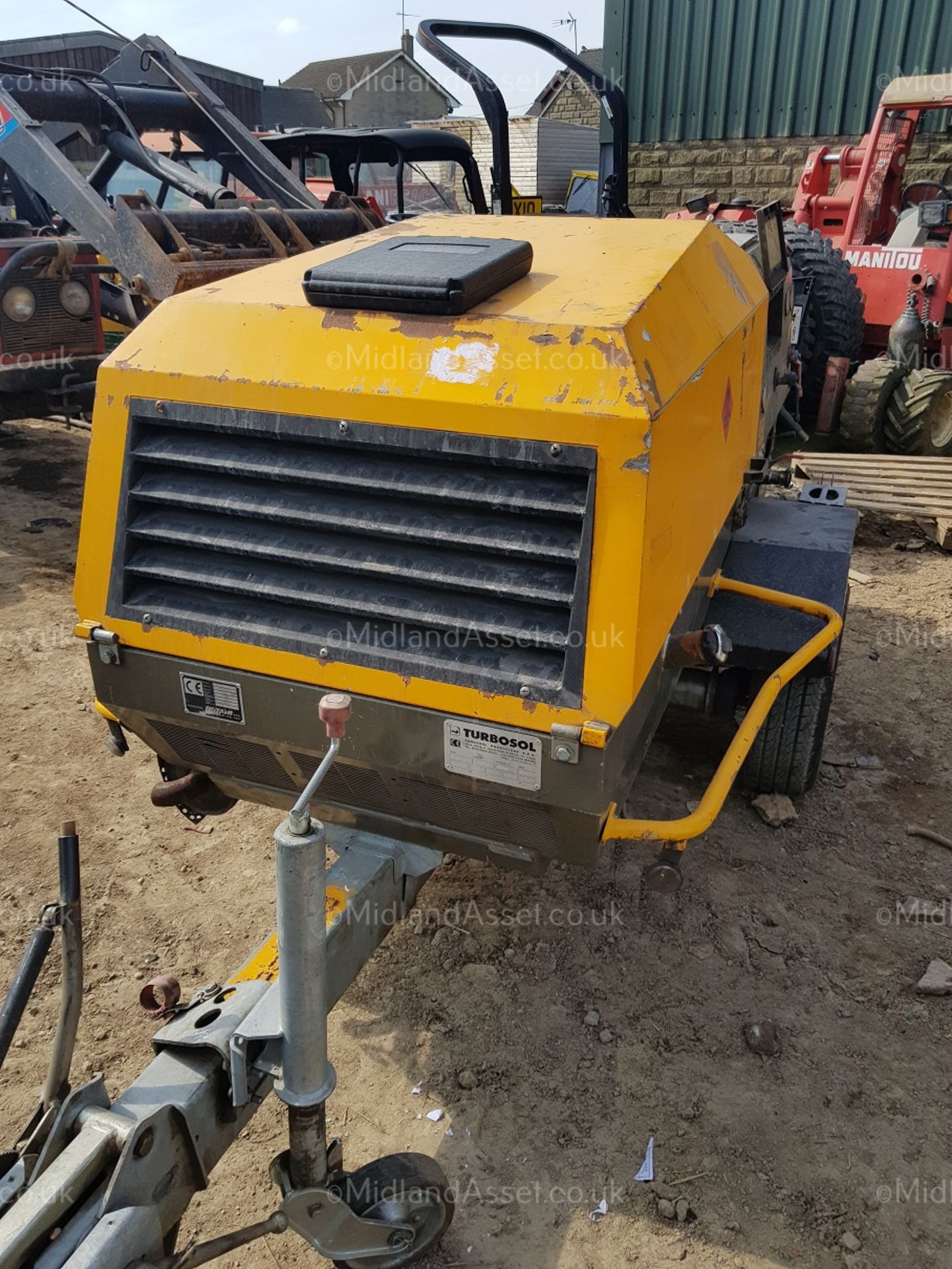 2012 SINGLE AXLE TOWABLE TURBOSOL CONCRETE PUMP, STARTS, RUNS AND PUMPS *PLUS VAT* - Image 2 of 9