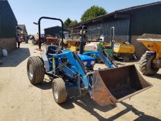 NEW HOLLAND 1520 COMPACT TRACTOR FITTED WITH LEWIS LAND LUGGER 25Q LOADER *PLUS VAT*