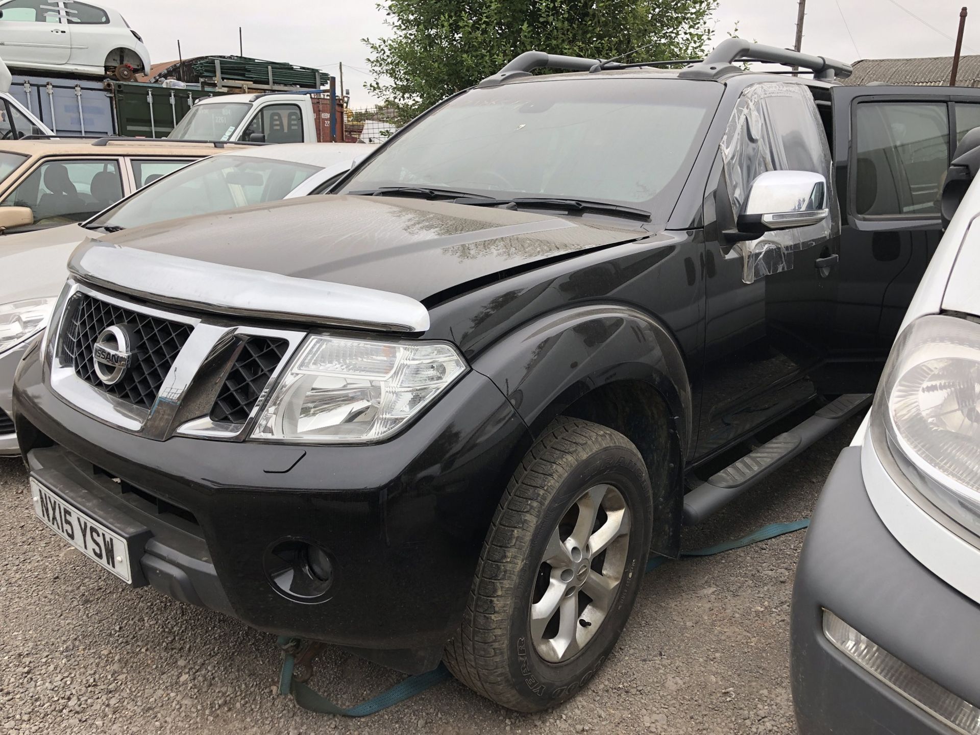 2015/15 REG NISSAN NAVARA TEKNA DCI BLACK DIESEL PICK-UP, SHOWING 0 FORMER KEEPERS *NO VAT* - Image 3 of 23