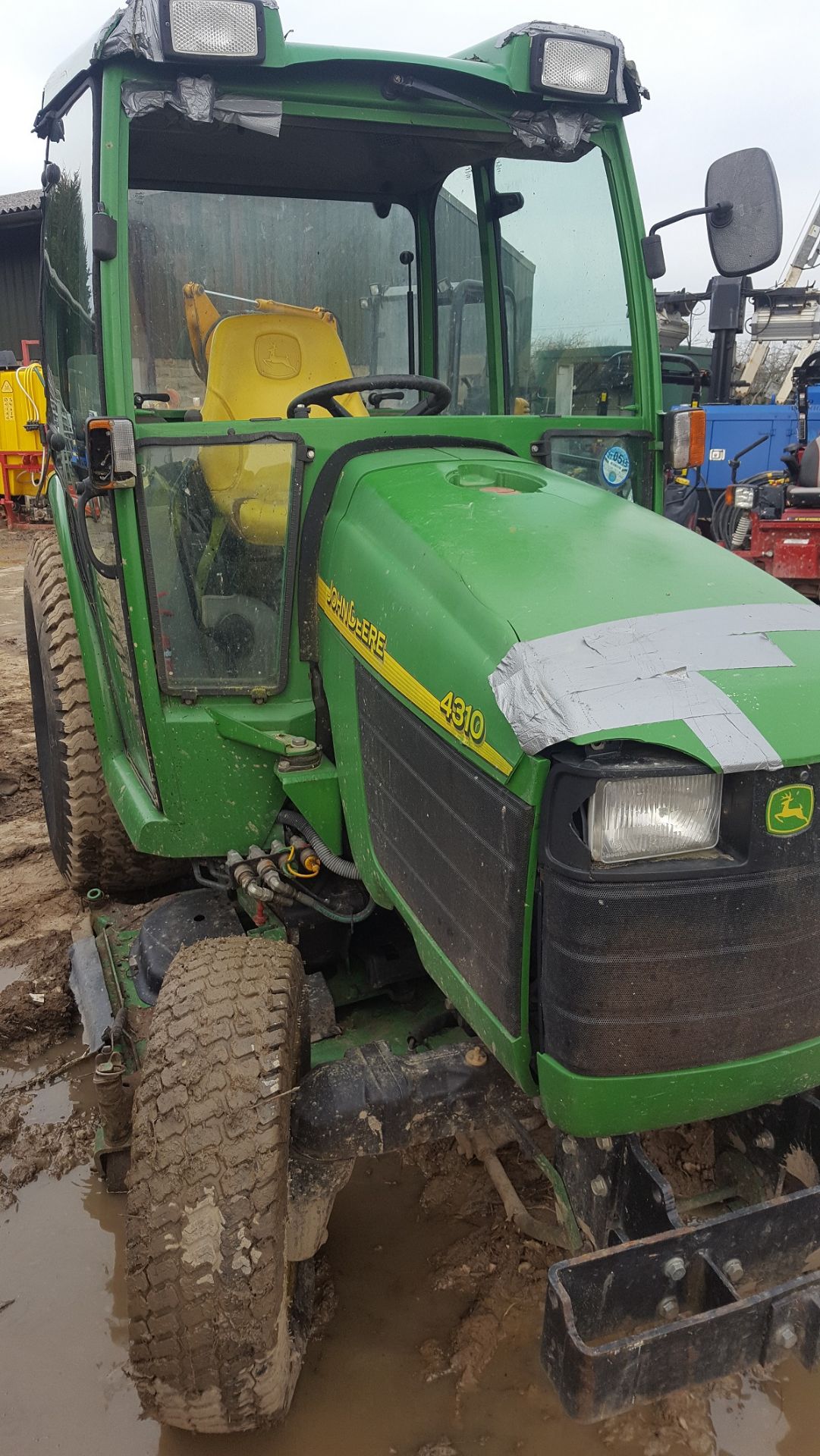 2002/51 REG JOHN DEERE 4310 TRACTOR / RIDE ON LAWN MOWER WITH CAB *PLUS VAT* - Image 4 of 12