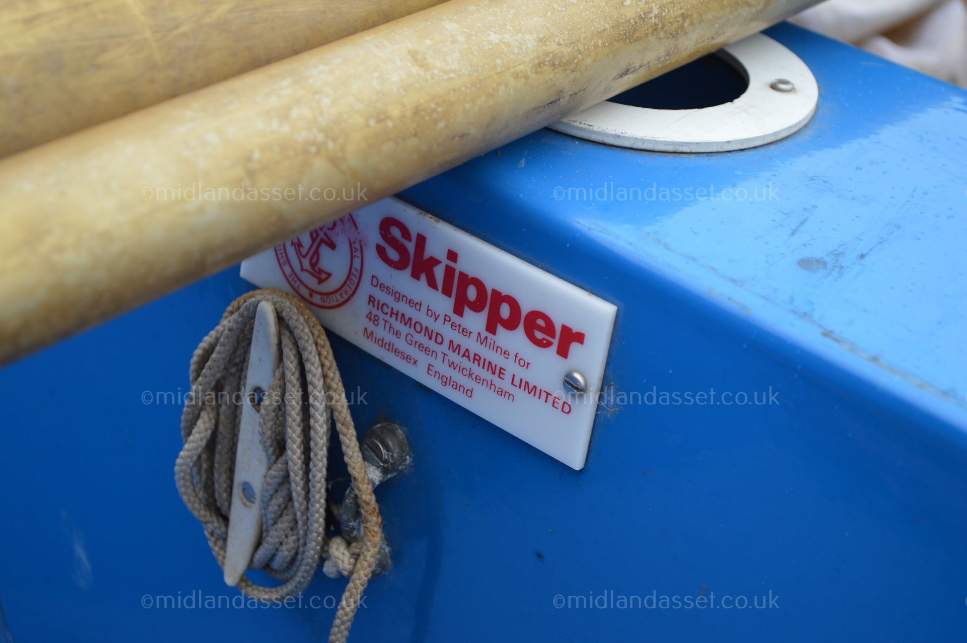 FIBRE GLASS SAILING BOAT - Image 4 of 5