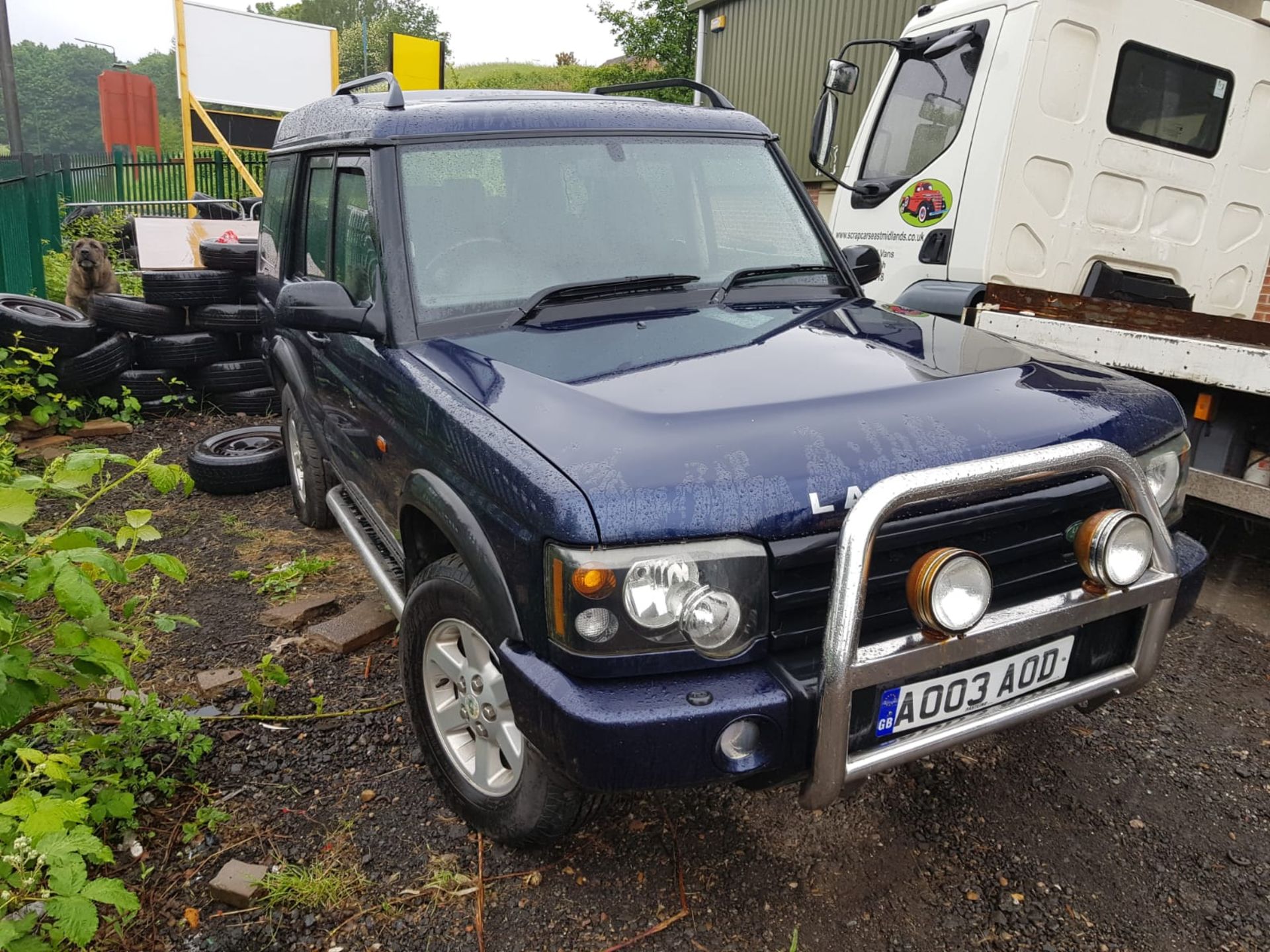 2003/03 REG LAND ROVER DISCOVERY TD5 GS BLUE DIESEL ESTATE *NO VAT*