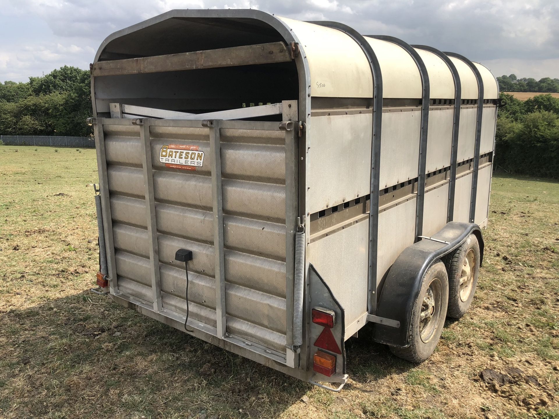 1994 TWIN AXLE BATESON 48LT CATTLE / LIVESTOCK TRAILER *NO VAT* - Image 3 of 8