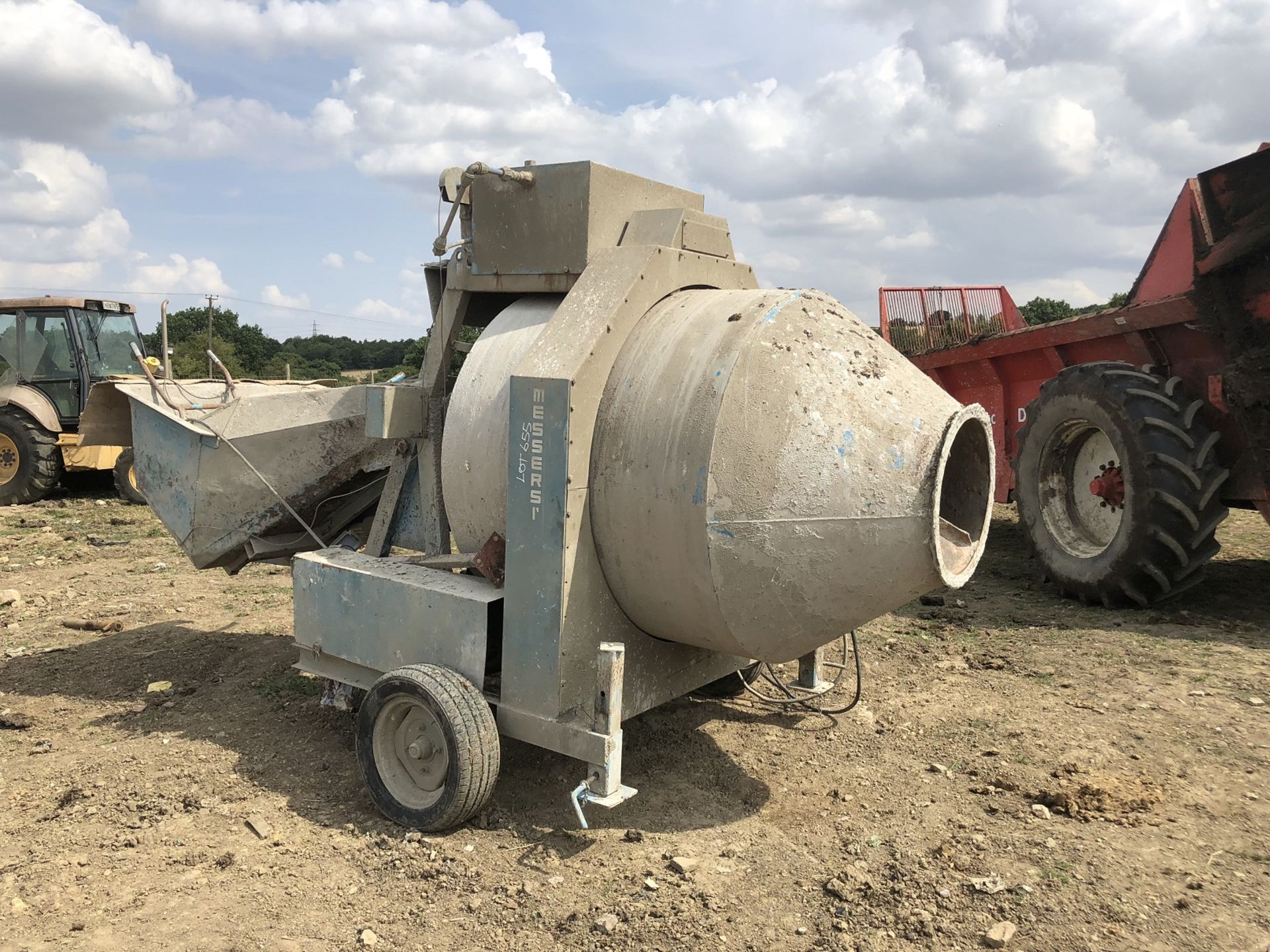 2003 MESSERSI F-750/E REVERSE GEAR SELF LOADING CONCRETE MIXER, TOWABLE SINGLE AXLE *PLUS VAT* - Image 2 of 7