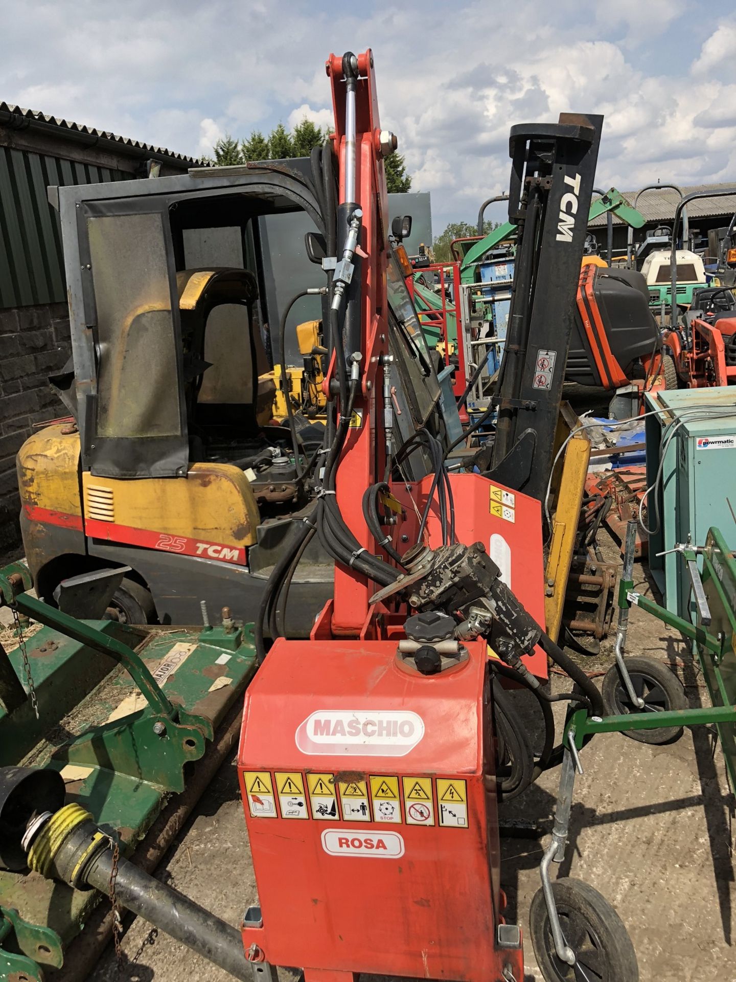 MASCHIO ROSA REAR MOUNTED LAND-CLEARING HEDGE CUTTER, IN WORKING ORDER *PLUS VAT* - Image 2 of 5