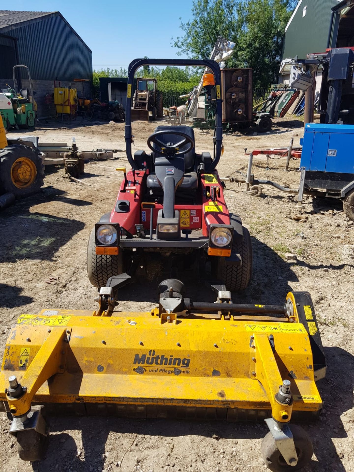 2014 SHIBAURA CM374 4WD FLAIL MOWER CLEAN CONDITION, EX LEICESTER CITY COUNCIL *PLUS VAT* - Image 3 of 7