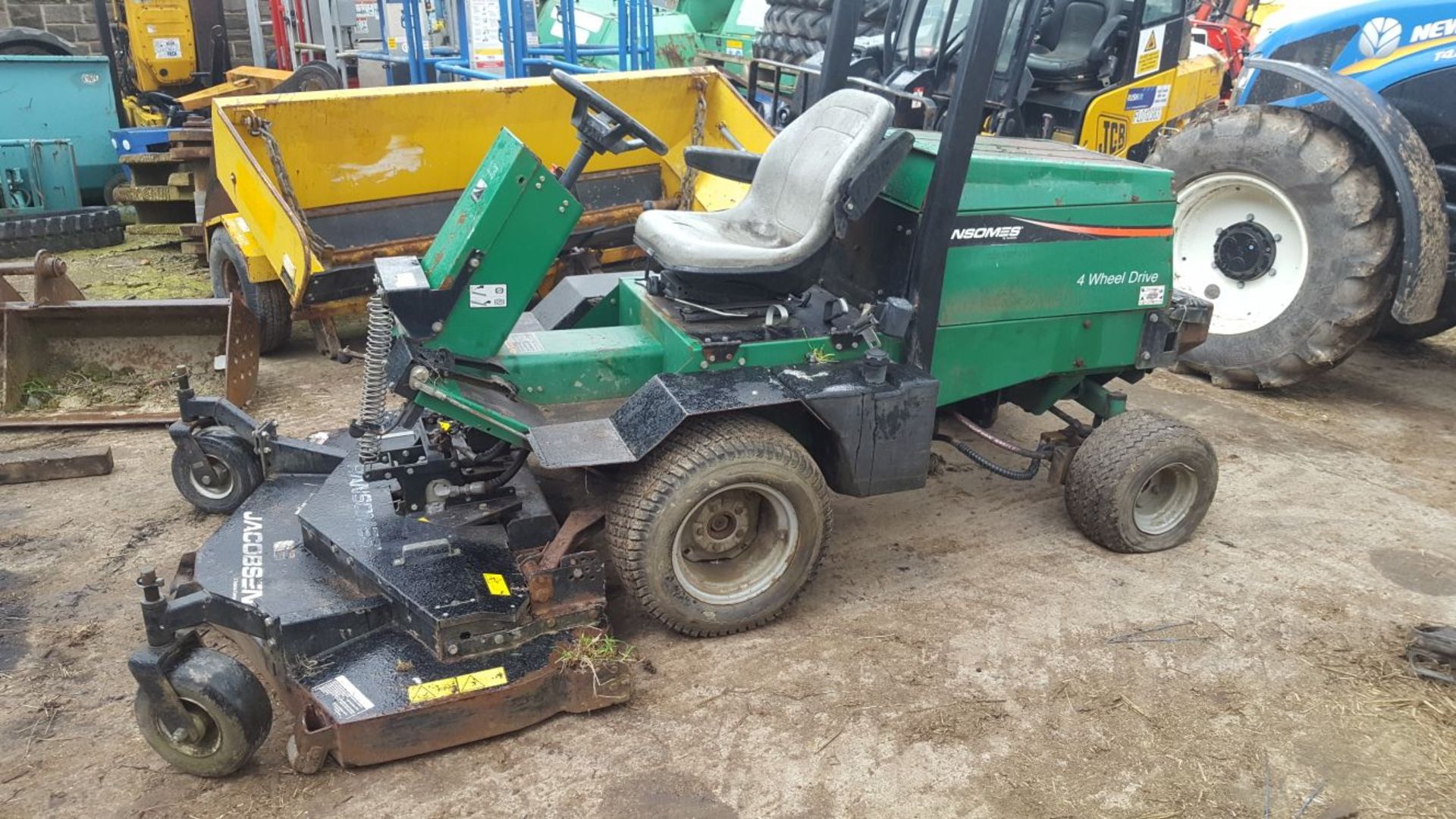 2005/05 REG RANSOMES ROTARY MOWER 4WD FRONTLINE 728D, STARTS, DRIVES AND MOWS *PLUS VAT* - Image 4 of 7