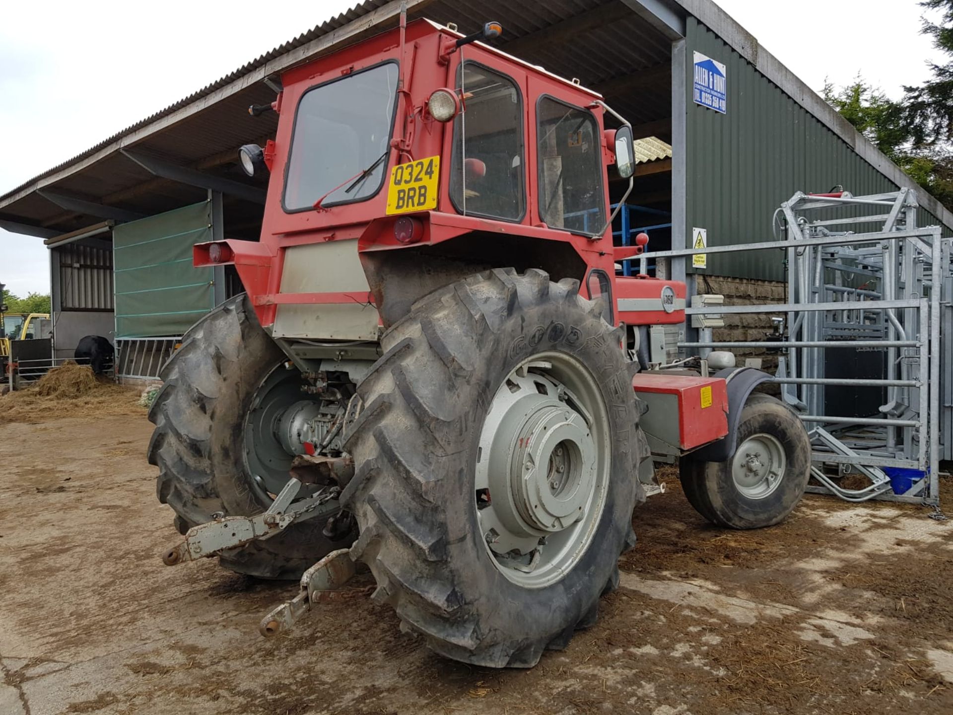 1971 MASSEY FERGUSON 1080 TRACTOR, 2X SPOOL VALVES, STARTS, DRIVES & PTO TURNS *PLUS VAT* - Image 5 of 13