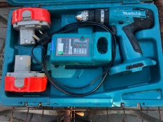 MAKITA DRILL C/W 2 BATTERIES AND CHARGER WITH BOX *PLUS VAT*