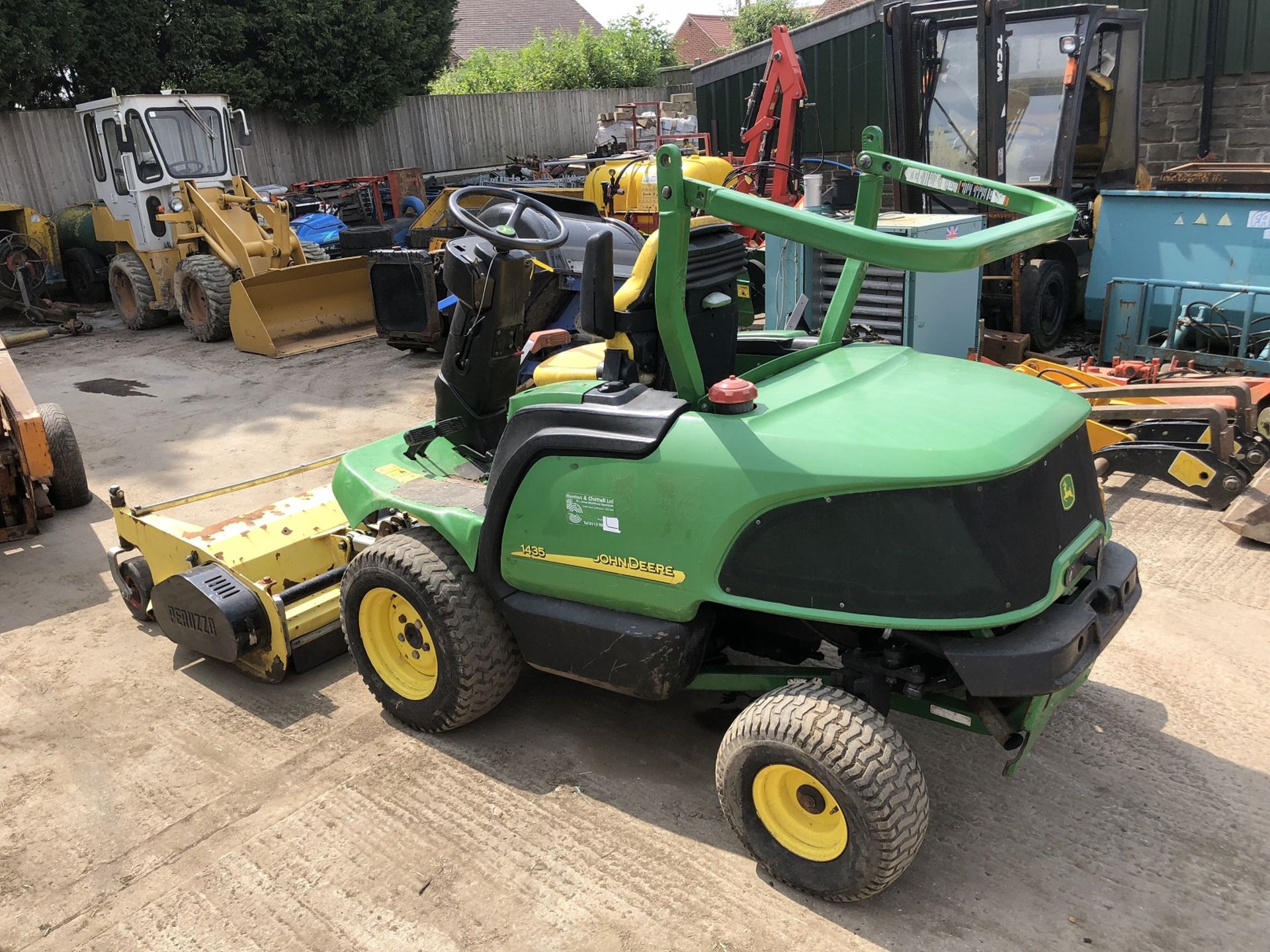 JOHN DEERE 1435 FRONT ROTARY FLAIL MOWER DIESEL ENGINE *PLUS VAT*