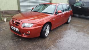 2005/05 REG ROVER ZT-T RED PETROL ESTATE, SHOWING 4 FORMER KEEPERS *NO VAT*
