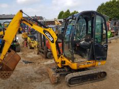 2013 JCB 8018 CTS TRACKED MINI DIGGER / EXCAVATOR, WITH EXPANDING TRACKS & 2X BUCKETS *PLUS VAT*