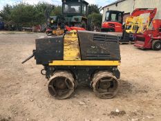BOMAG TRENCH ROLLER C/W REMOTE CONTROL MODEL BMP 851 YEAR 2005 *PLUS VAT*