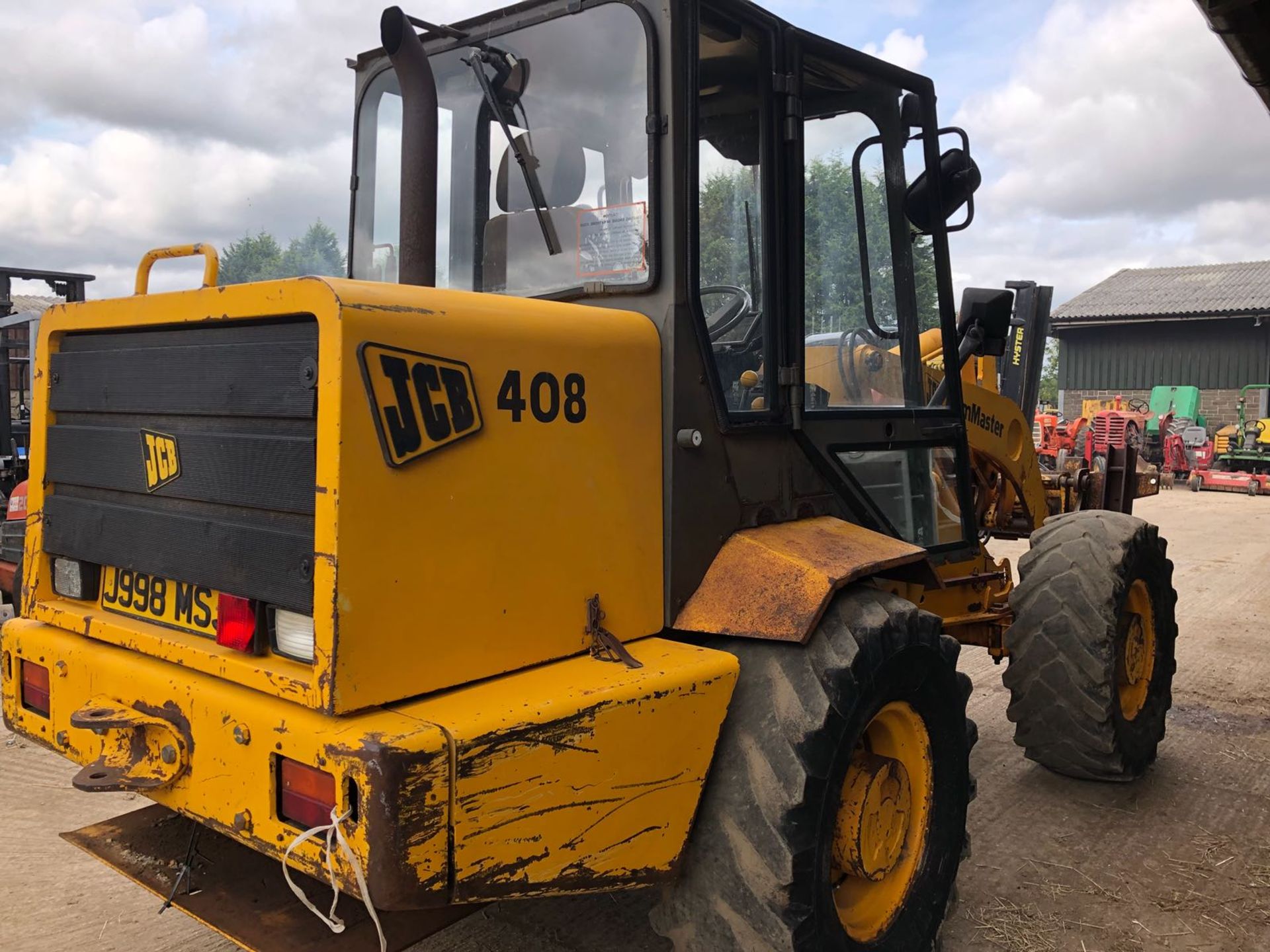 1985-1991/J REG JCB 408 FARM MASTER LOADER, SHOWING 0 FORMER KEEPERS *PLUS VAT* - Image 7 of 15