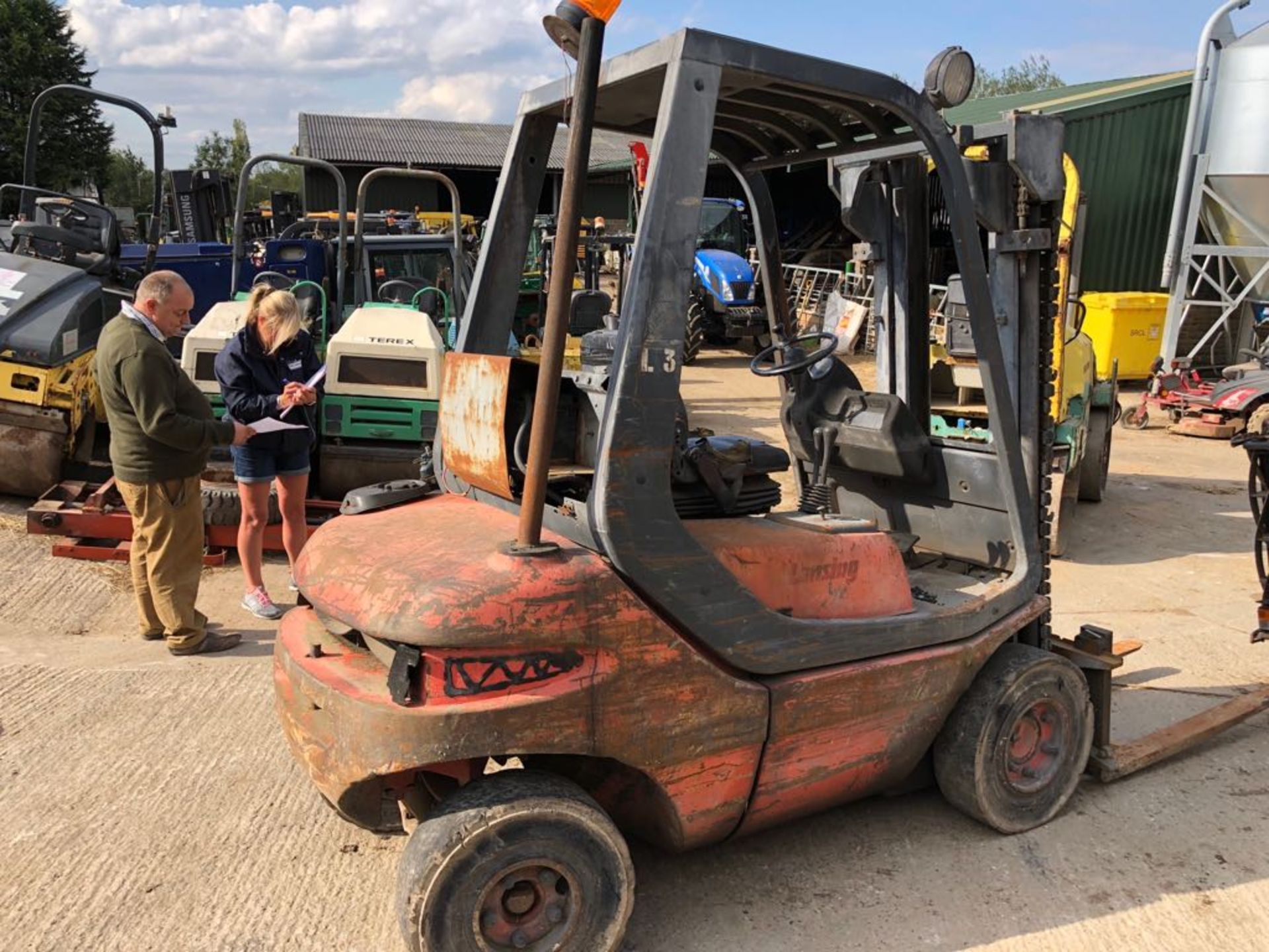 LANSING LINDE H25D 1994 FORKLIFT, SHOWING 394 HOURS (UNVERIFIED) *PLUS VAT* - Bild 2 aus 7