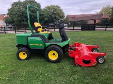 JOHN DEERE 1565 UPFRONT FLAIL MOWER , ONLY 1389 HOURS, TRIMAX FLAIL, 12 REG, 37HP.
