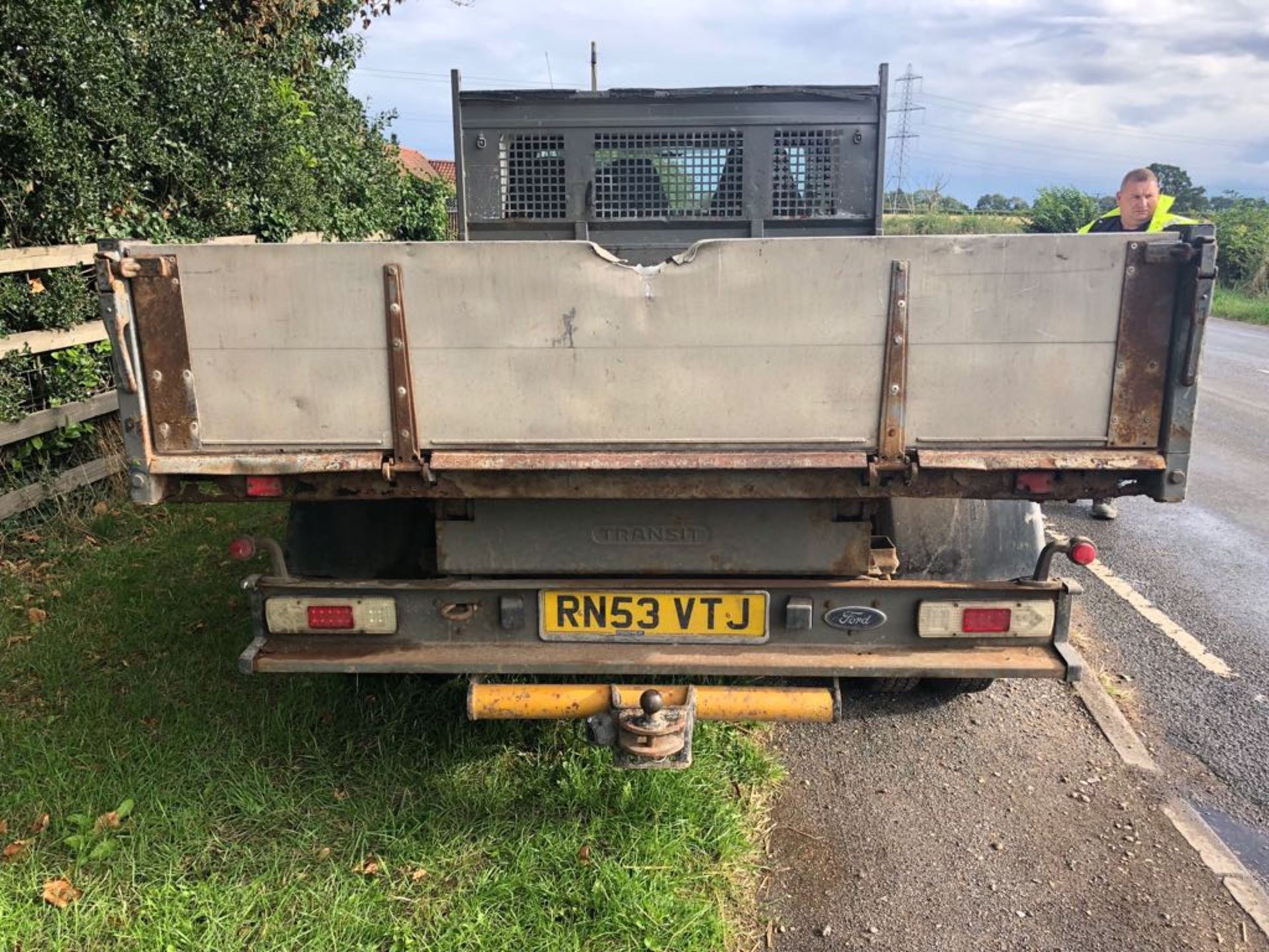 2003/53 REG FORD TRANSIT 350 MWB TD WHITE DIESEL TIPPER *NO VAT* - Image 5 of 13