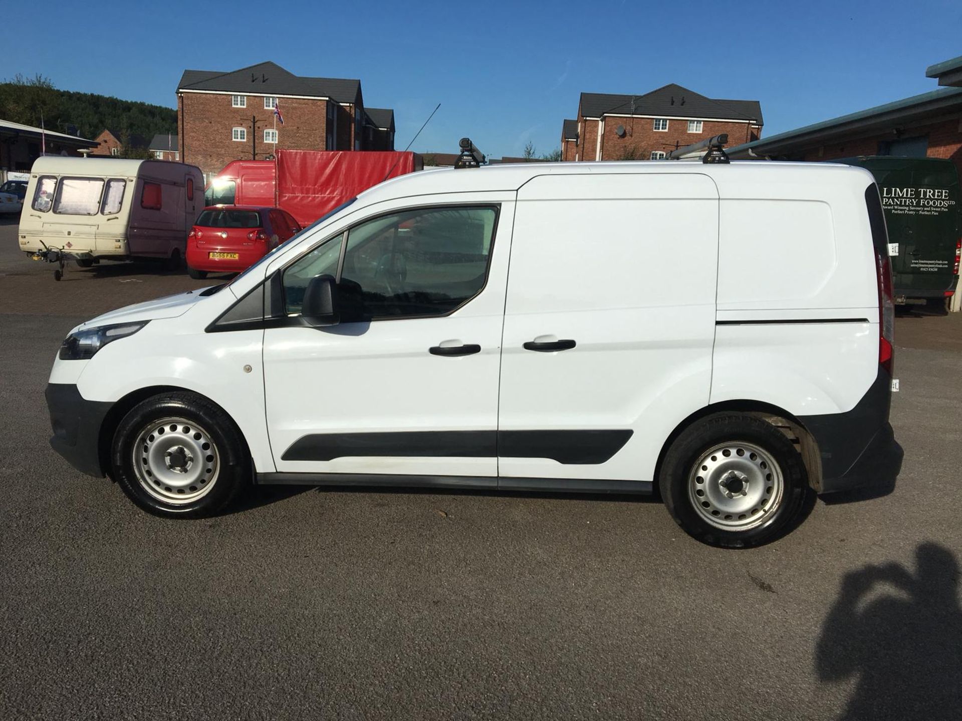 2014/64 REG FORD TRANSIT CONNECT 200 WHITE DIESEL PANEL VAN, SHOWING 0 FORMER KEEPERS *NO VAT* - Image 4 of 12