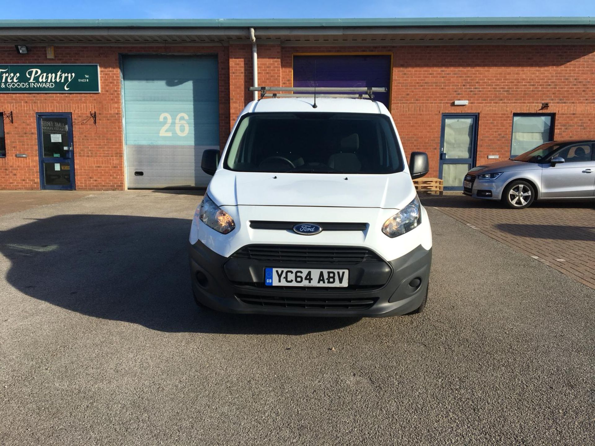 2014/64 REG FORD TRANSIT CONNECT 200 WHITE DIESEL PANEL VAN, SHOWING 0 FORMER KEEPERS *NO VAT* - Image 2 of 12