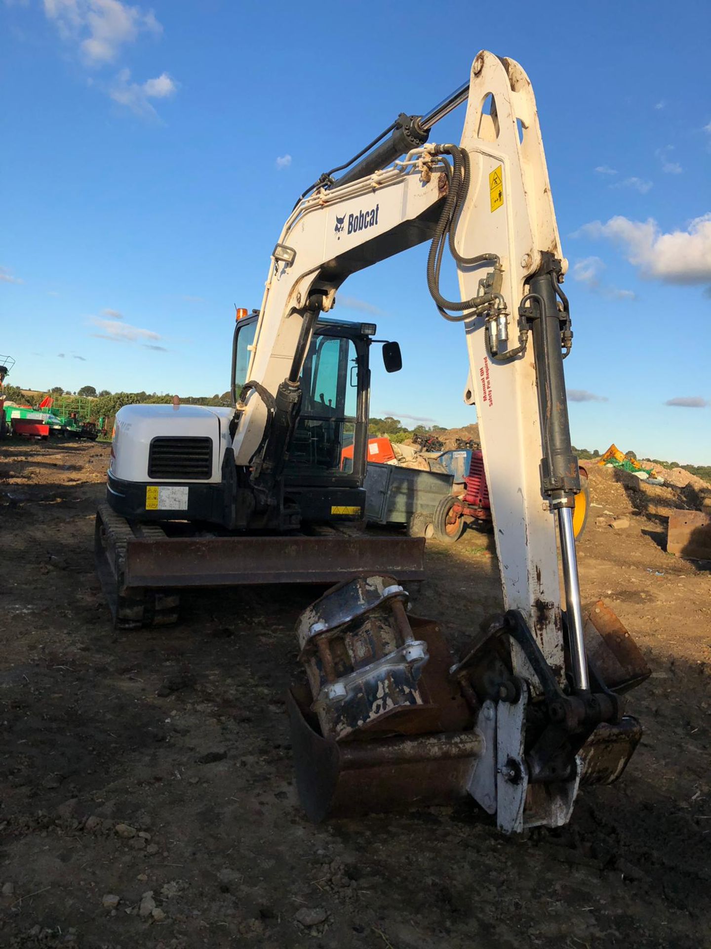 2011 - BOBCAT E80 TRACKED COMPACT EXCAVATOR 8 TONNE - X3 BUCKETS INCLUDED *PLUS VAT* - Image 3 of 16