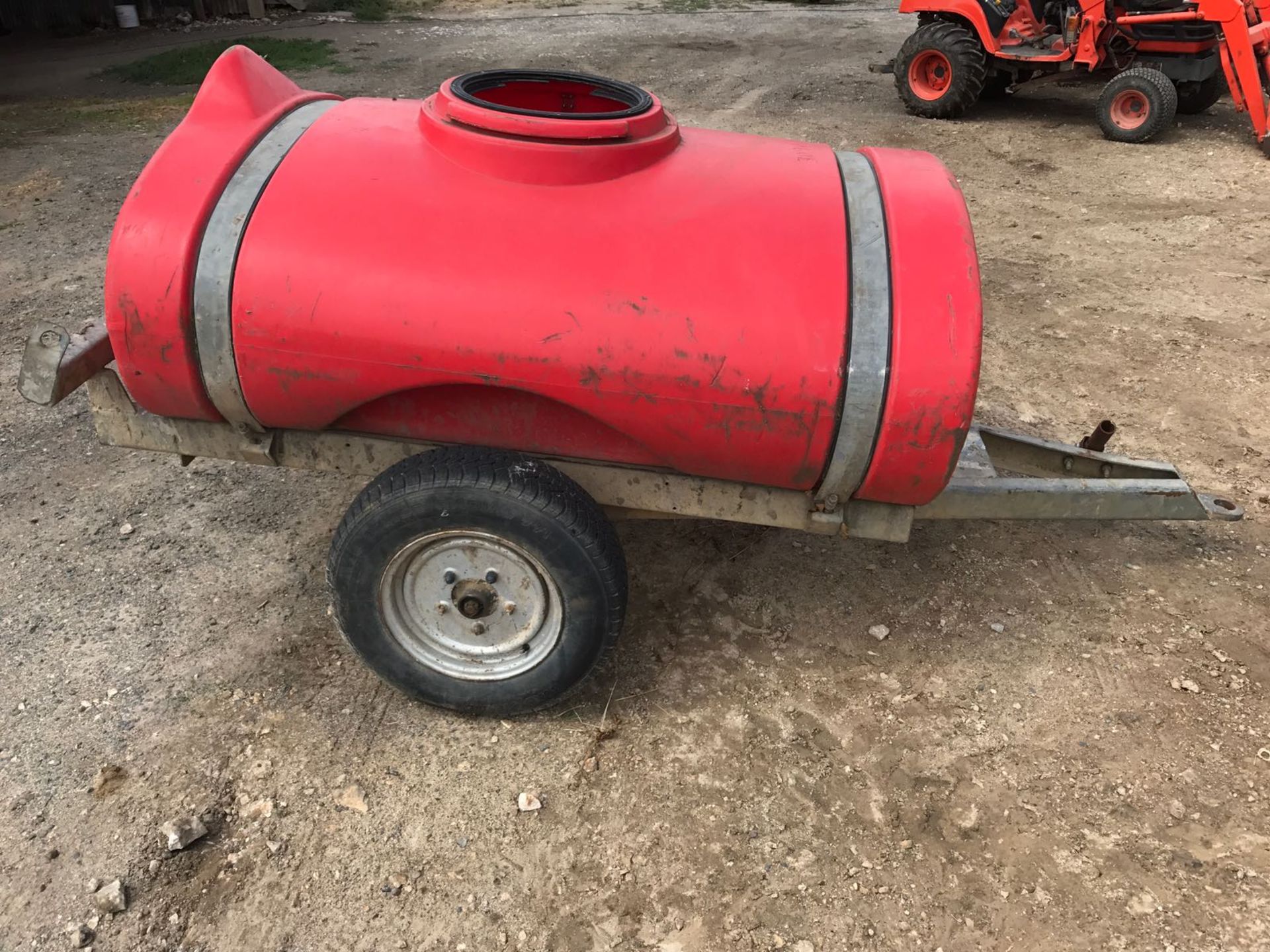 WESTERN WATER TANK BOWSER (NO LID) 1100 LITRE SINGLE AXLE TOWABLE *PLUS VAT*