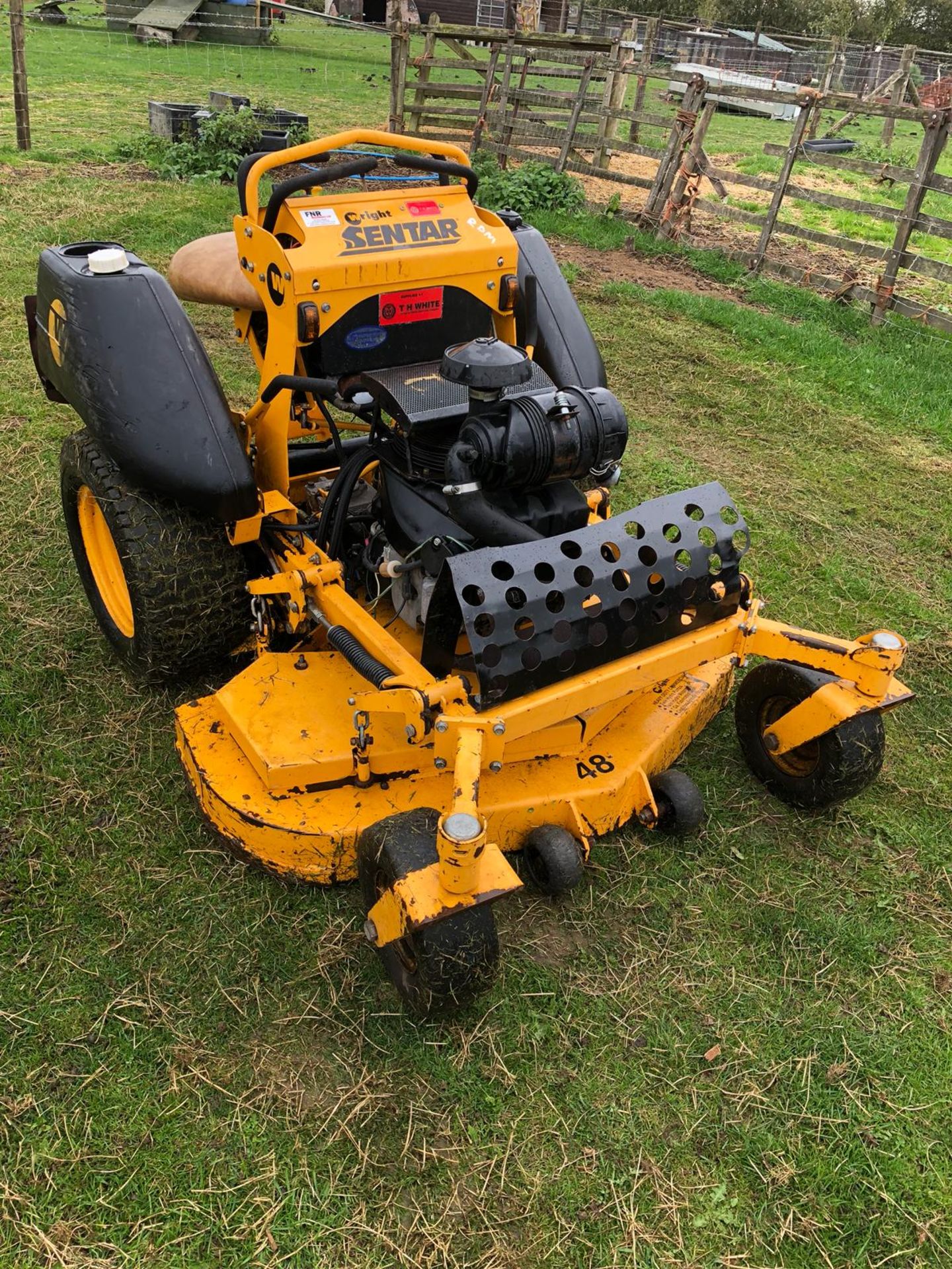 WRIGHT SENTAR STAND ON LAWN MOWER 48" CUTTING DECK *PLUS VAT* - Image 3 of 17